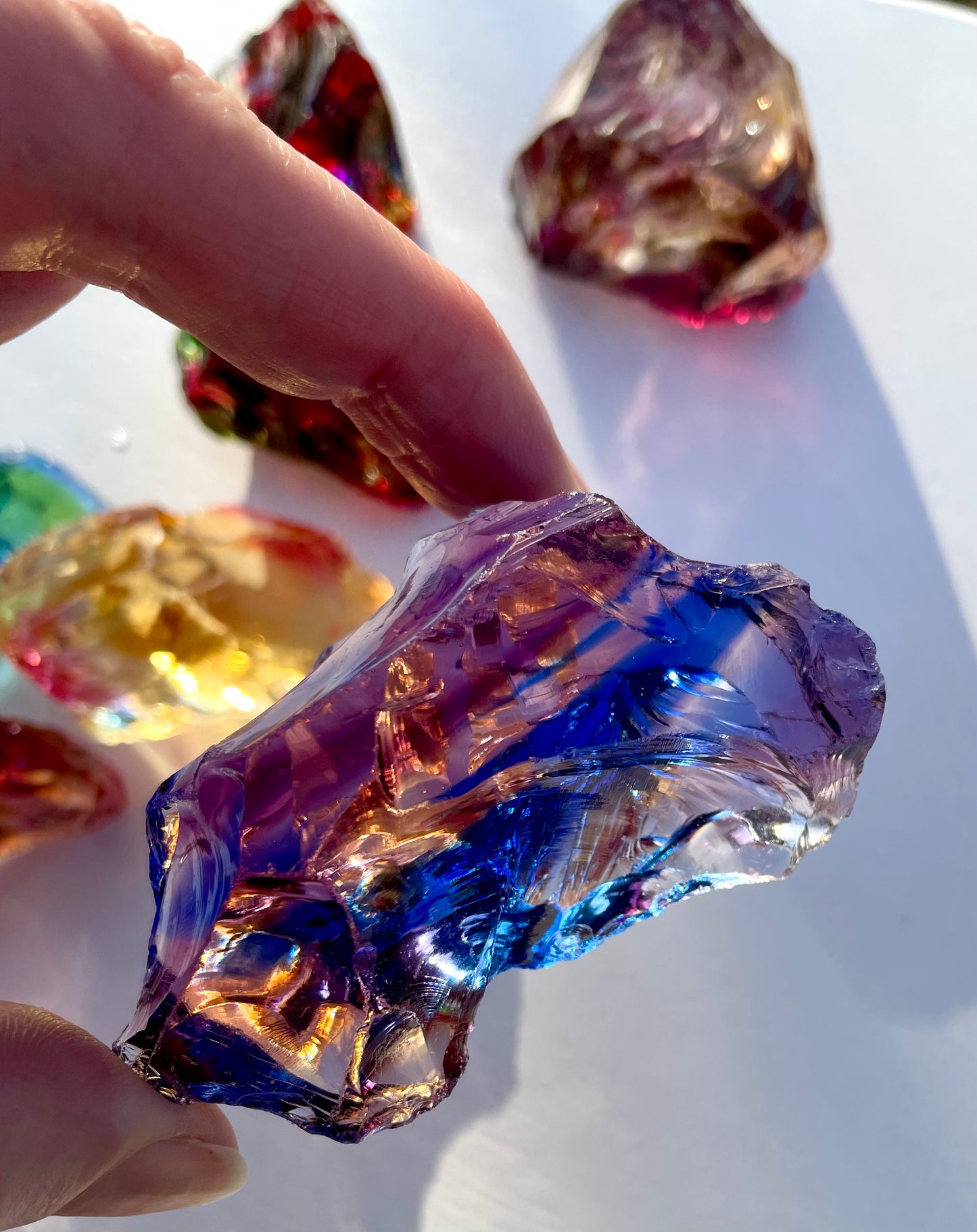 Rainbow | Lot pierre cristalline ANDARA ~ 505 g