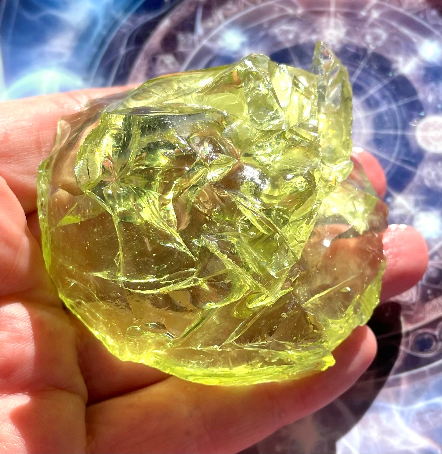 Rare ANDARA Français Electric green 155 g | Cristal 5D / 777 •