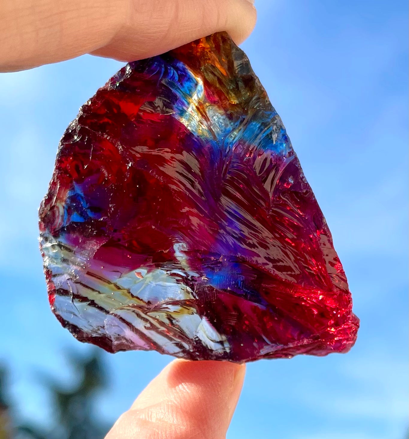 Rainbow | Lot pierre cristalline ANDARA ~ 505 g