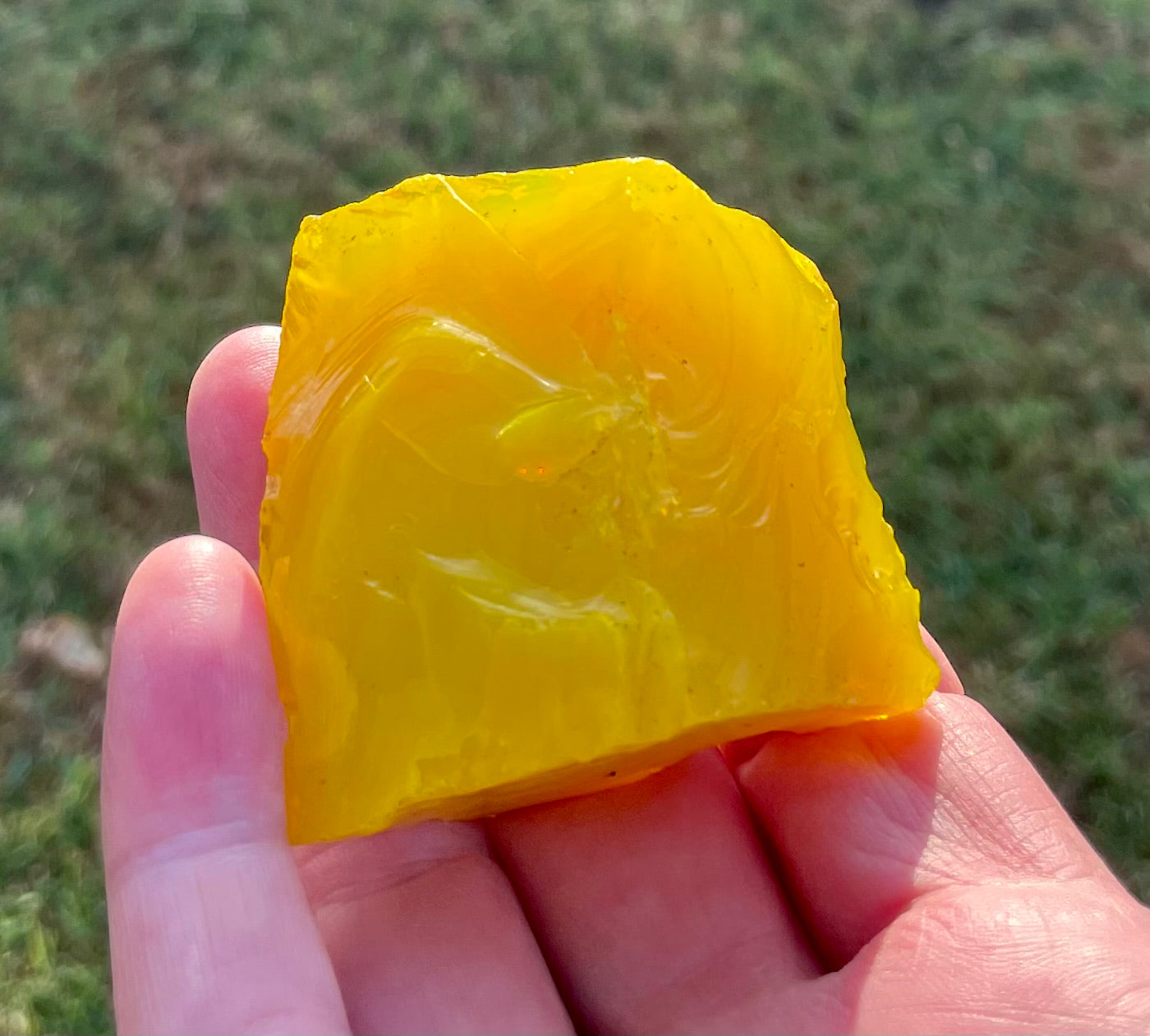ANDARA Dragon jaune de la création| 87 g / 777 cristal 5D •