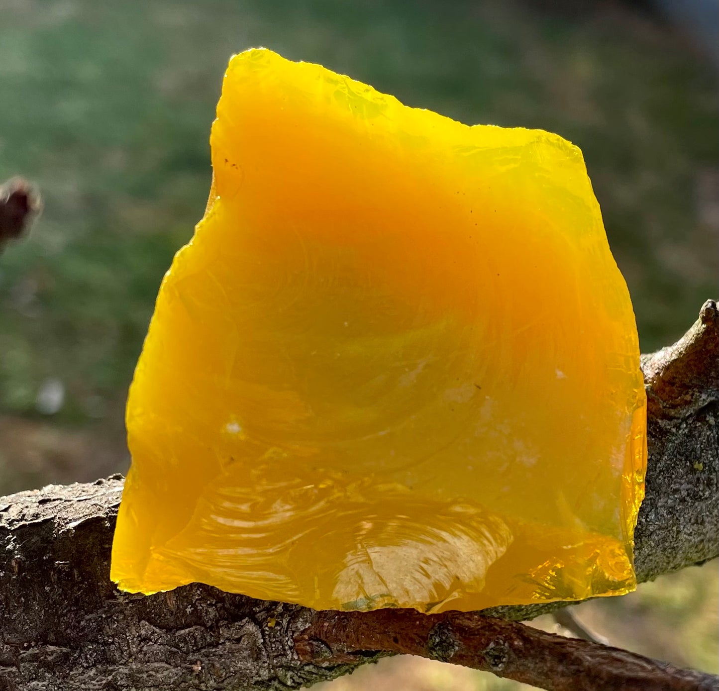 ANDARA Dragon jaune de la création| 87 g / 777 cristal 5D •