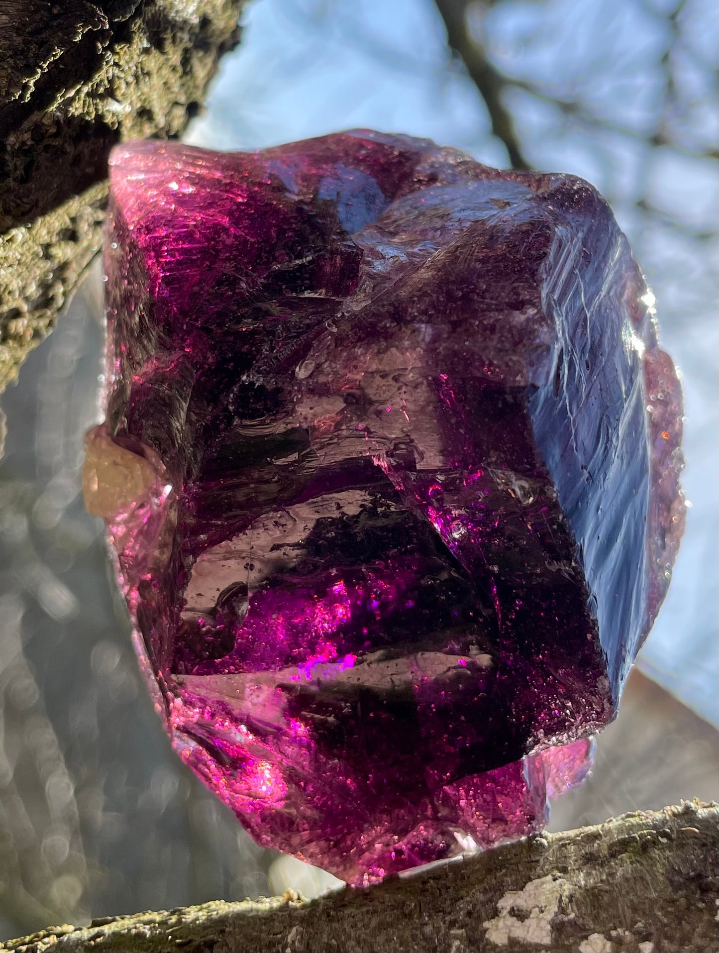 ANDARA Russe KERIS Valerian Garnet 212 g ~ cristaux andaras