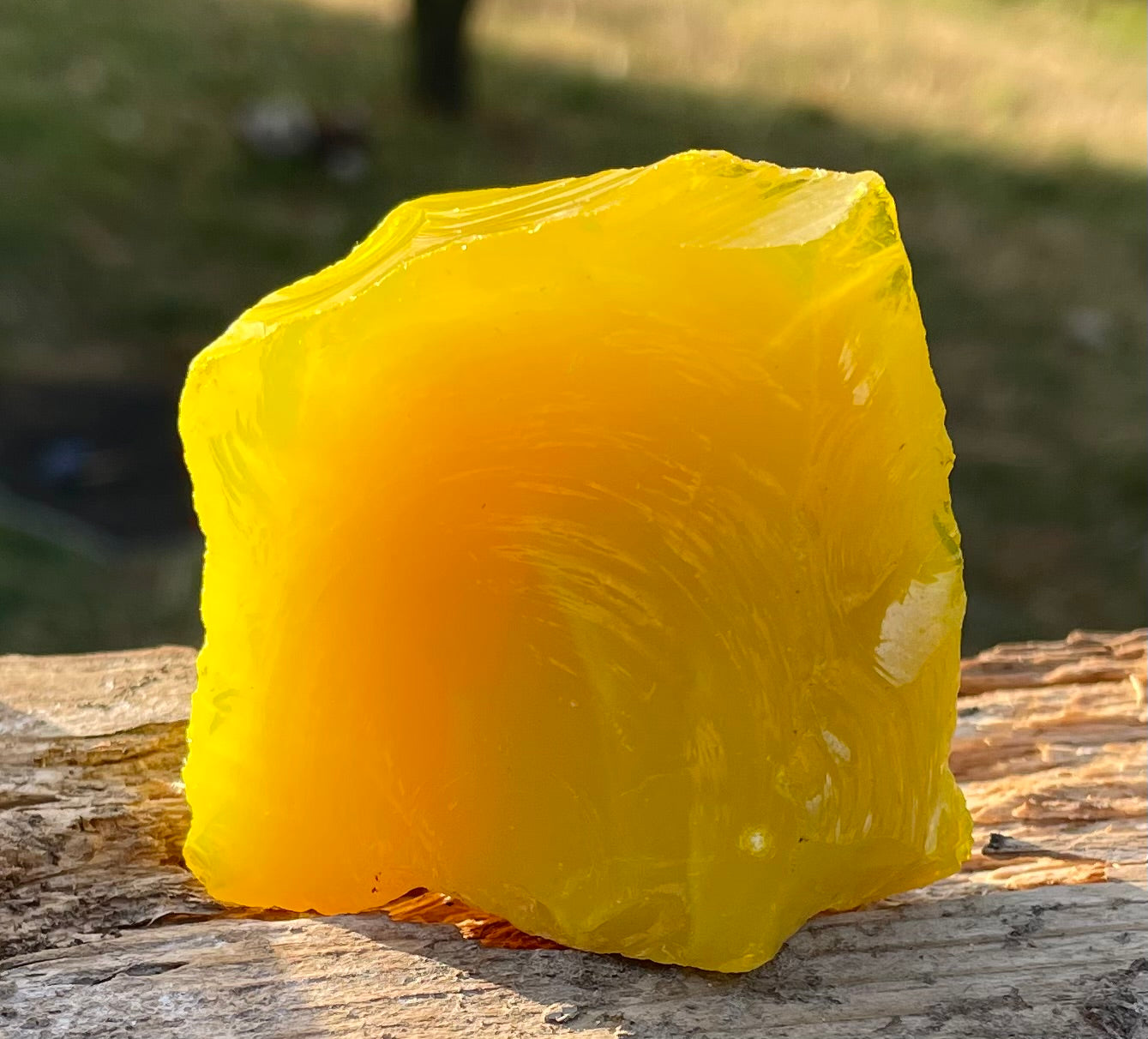 ANDARA Dragon jaune de la création| 87 g / 777 cristal 5D •