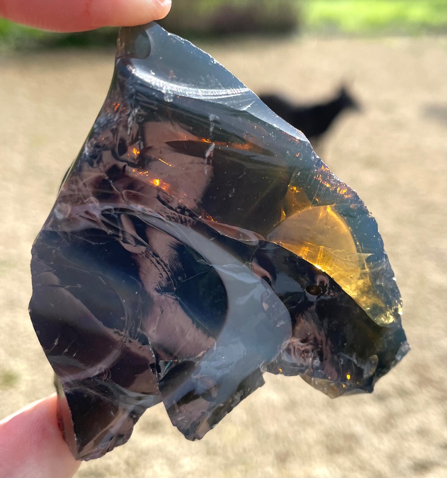 Rare ANDARA• Français Iridium Cobalt Violet Or 158 g | French Andara