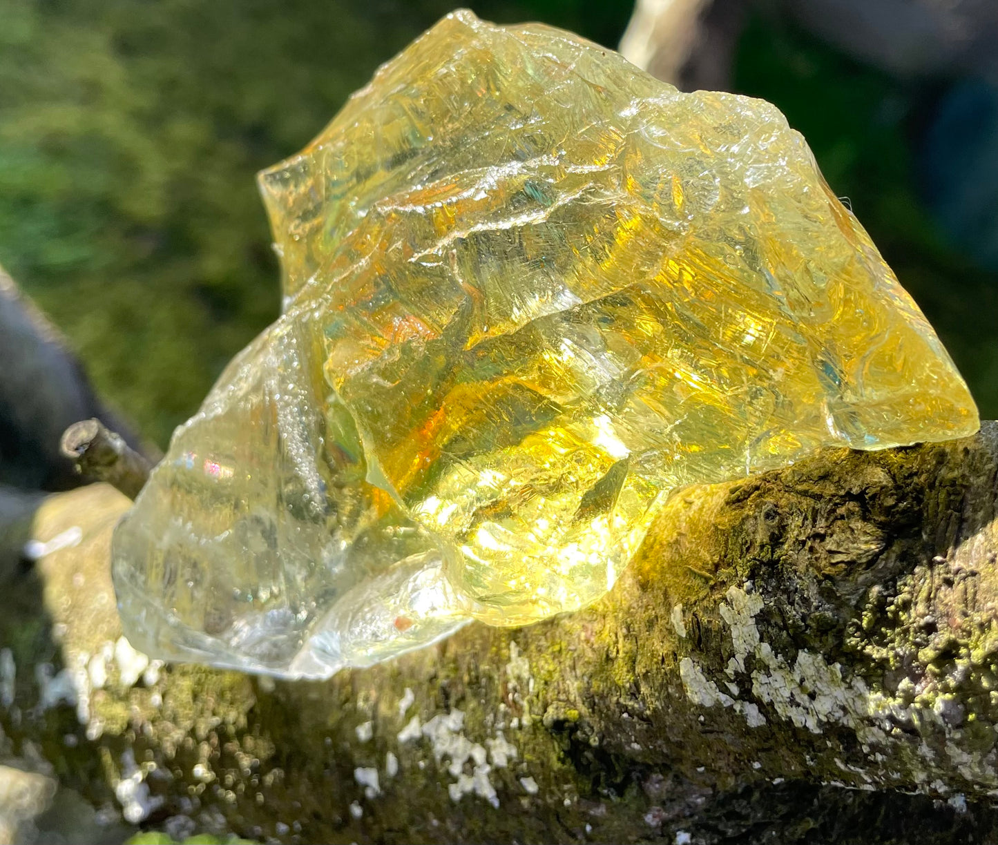Rare ANDARA Français Solaris tricolore 252 g | French Andara crystal