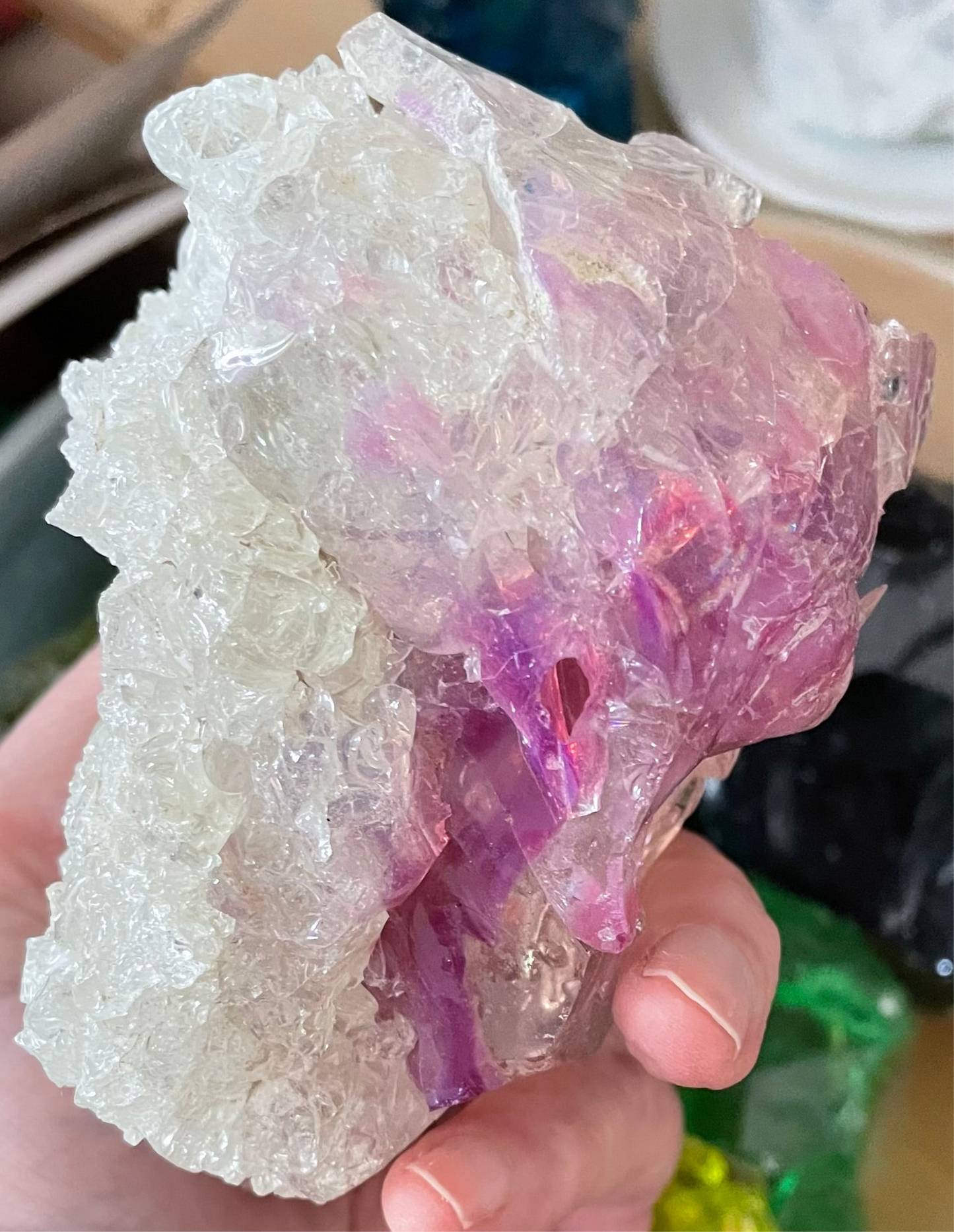 Rare ANDARA Français Dragon Imperial cristallisé | 469 g / 777 cristal 5D