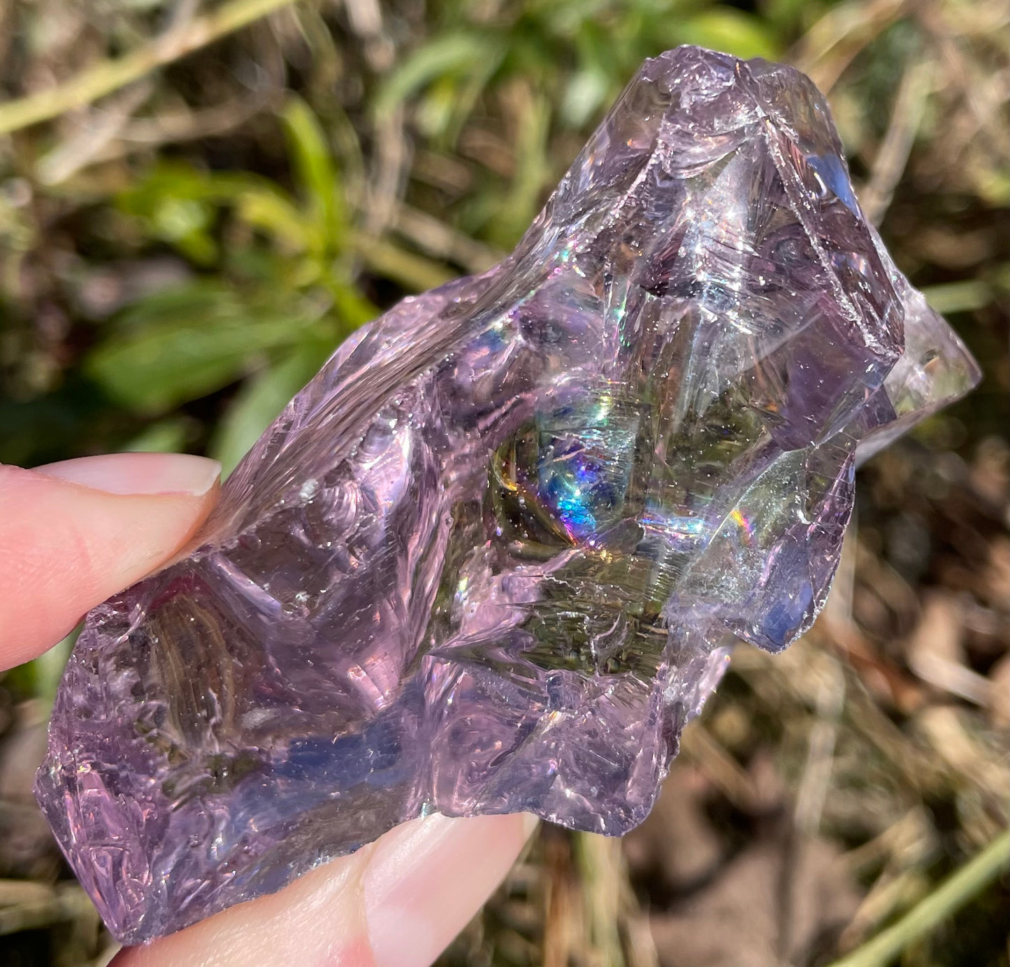 ANDARA Français Lilac de rose ~ 89 g | French Andaras crystals