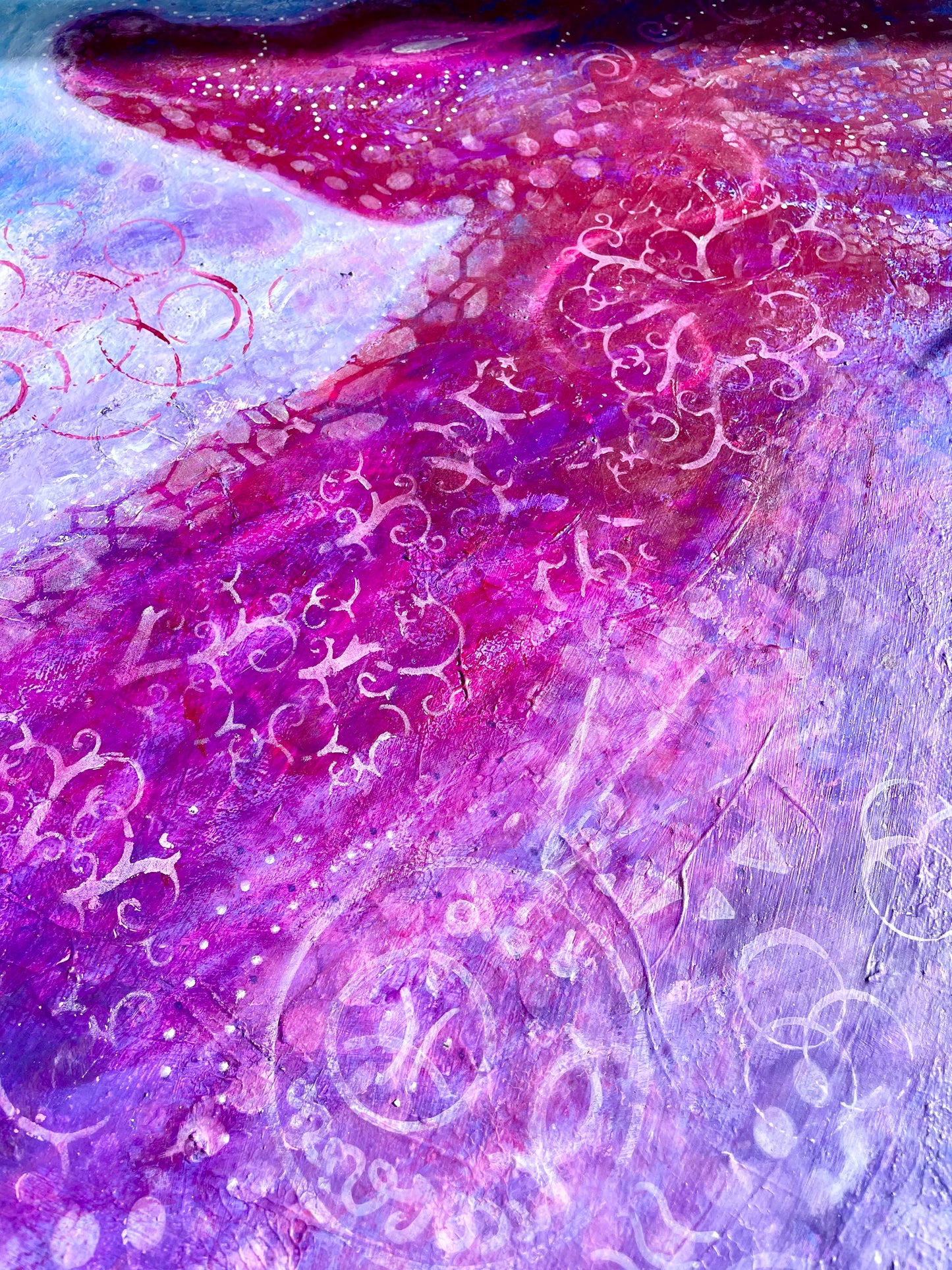 Dragon Magenta | ANDARA & Peinture | Soin énergétique