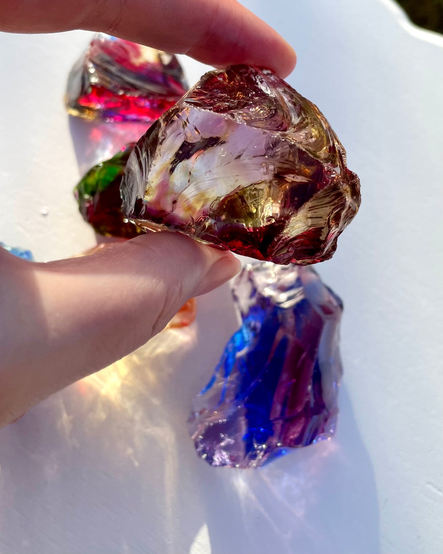 Rainbow | Lot pierre cristalline ANDARA ~ 505 g