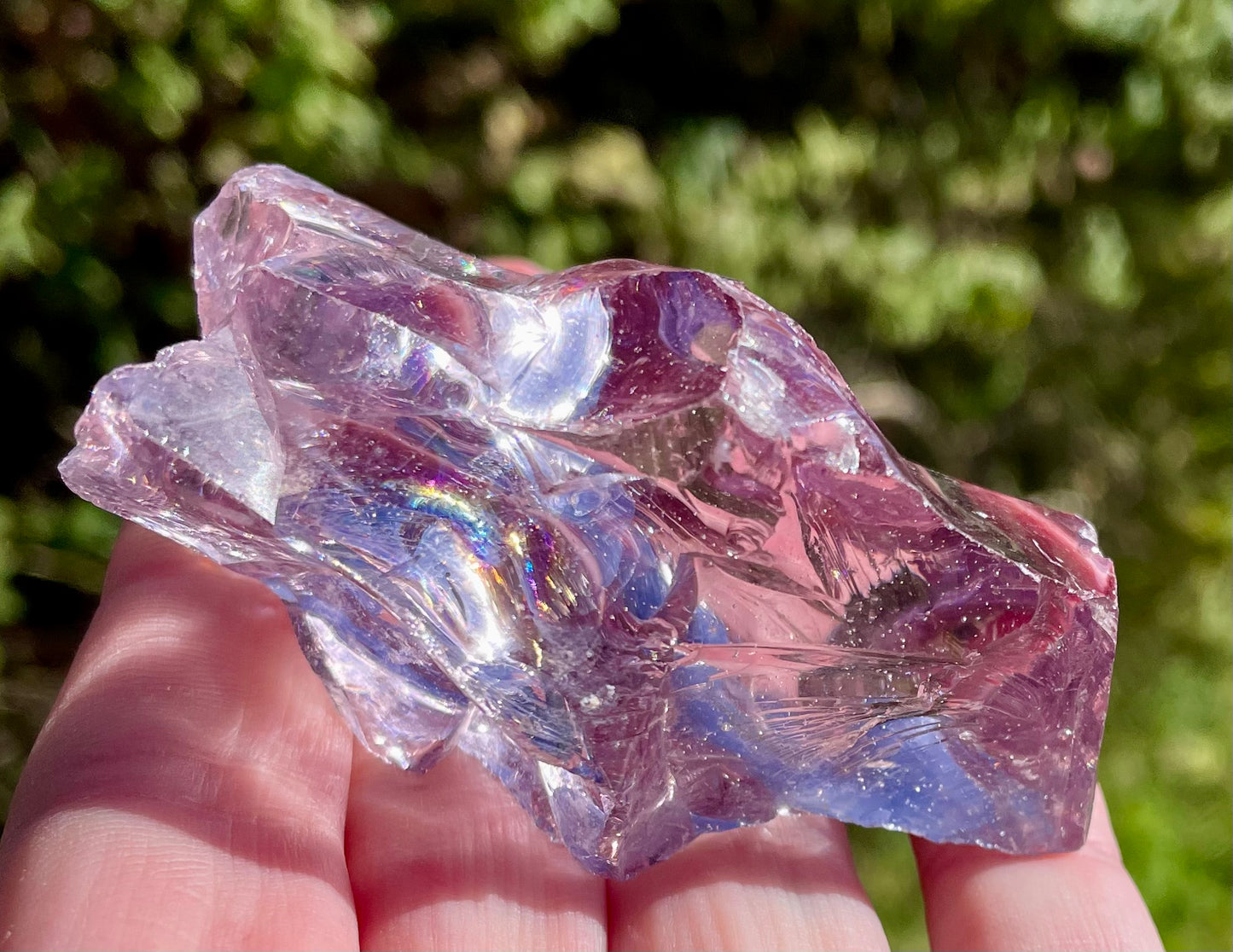 ANDARA Français Lilac de rose ~ 89 g | French Andaras crystals