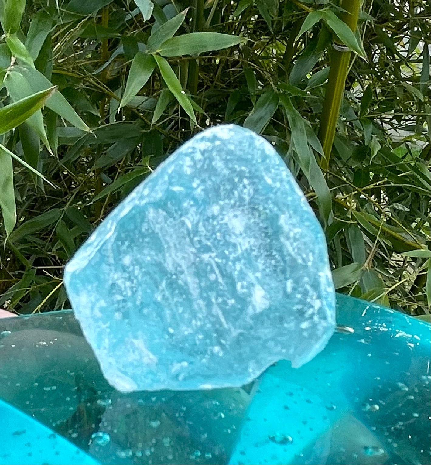 Rare Cristal bleu ETHERIUM ~ 32 g | minéral Afrique ANDARA | R4