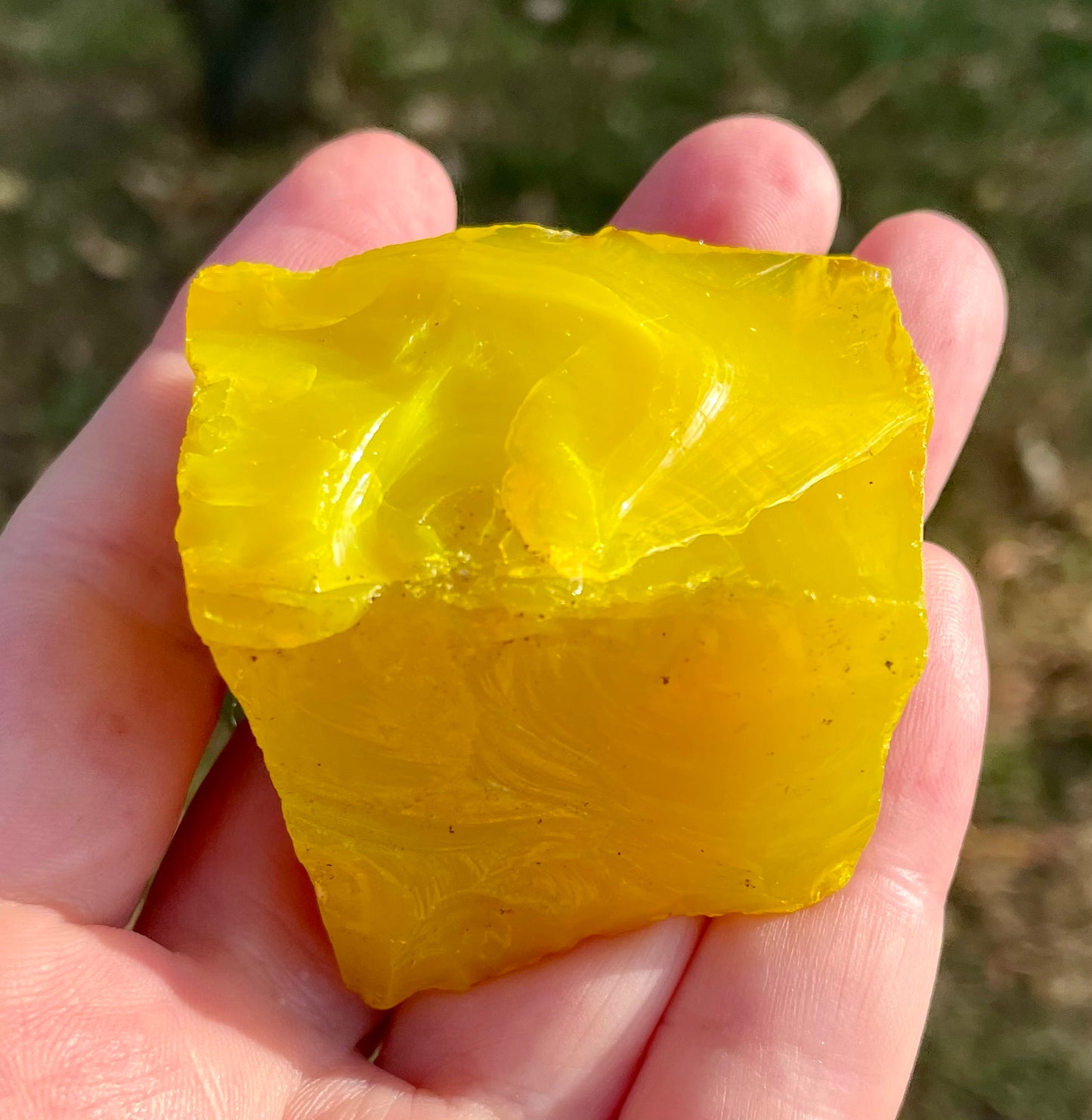 ANDARA Dragon jaune de la création| 87 g / 777 cristal 5D •