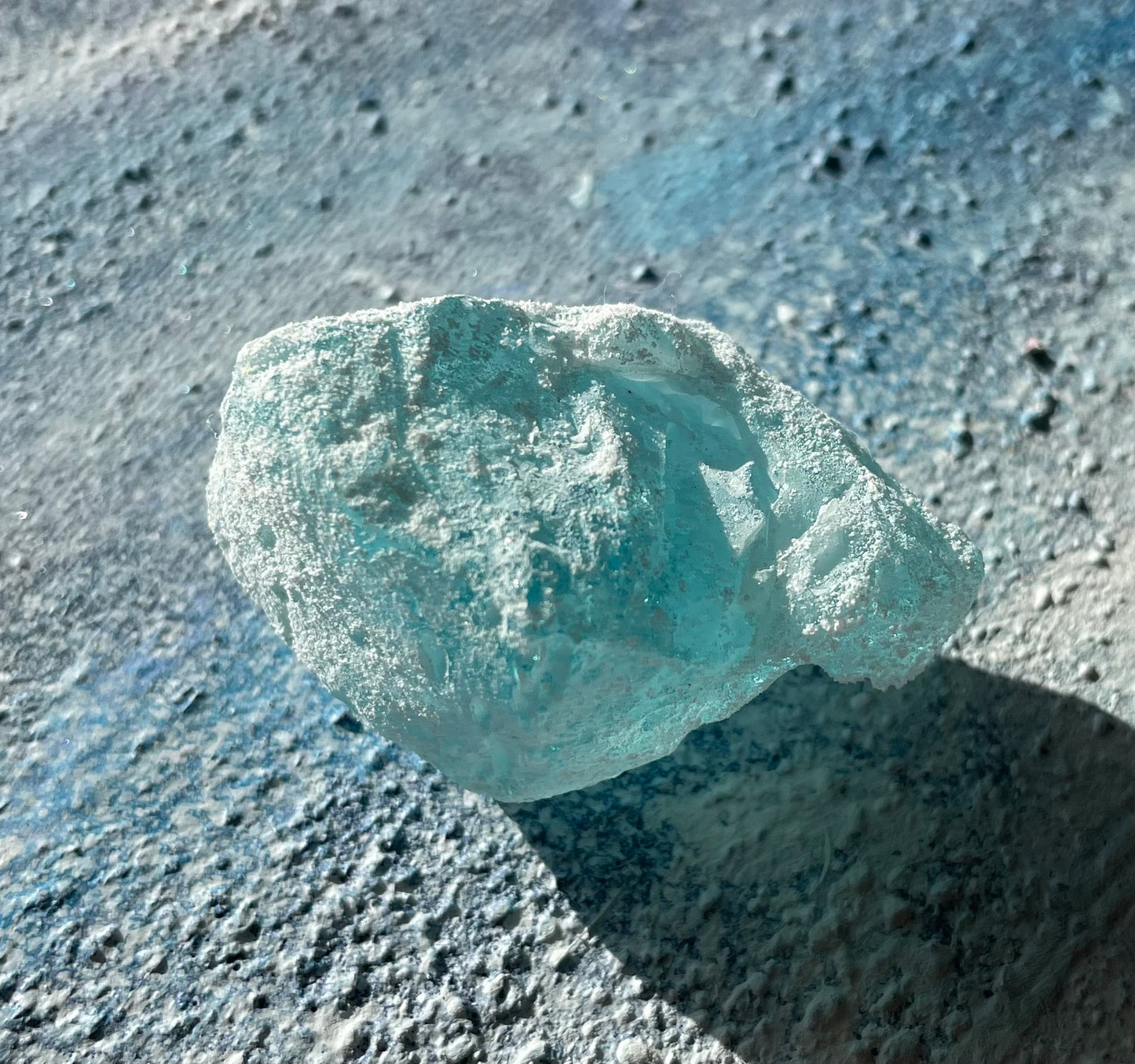 Rare Cristal bleu ETHERIUM ~ 29 g | minéral Afrique ANDARA | R1