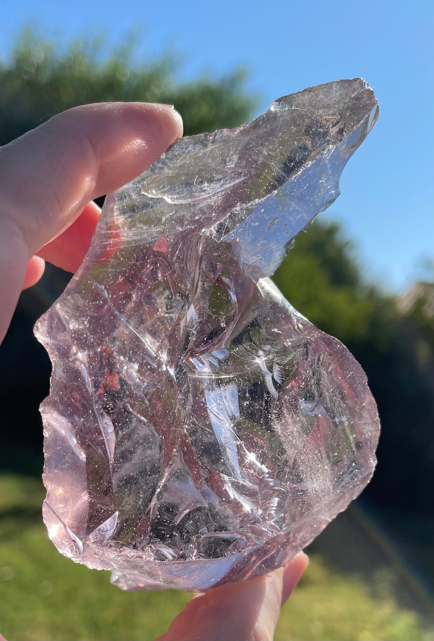 Rare ANDARA Français Lilas Vénusien – Émanation de la Rose Cosmique | 195 g / 777 cristal 5D •