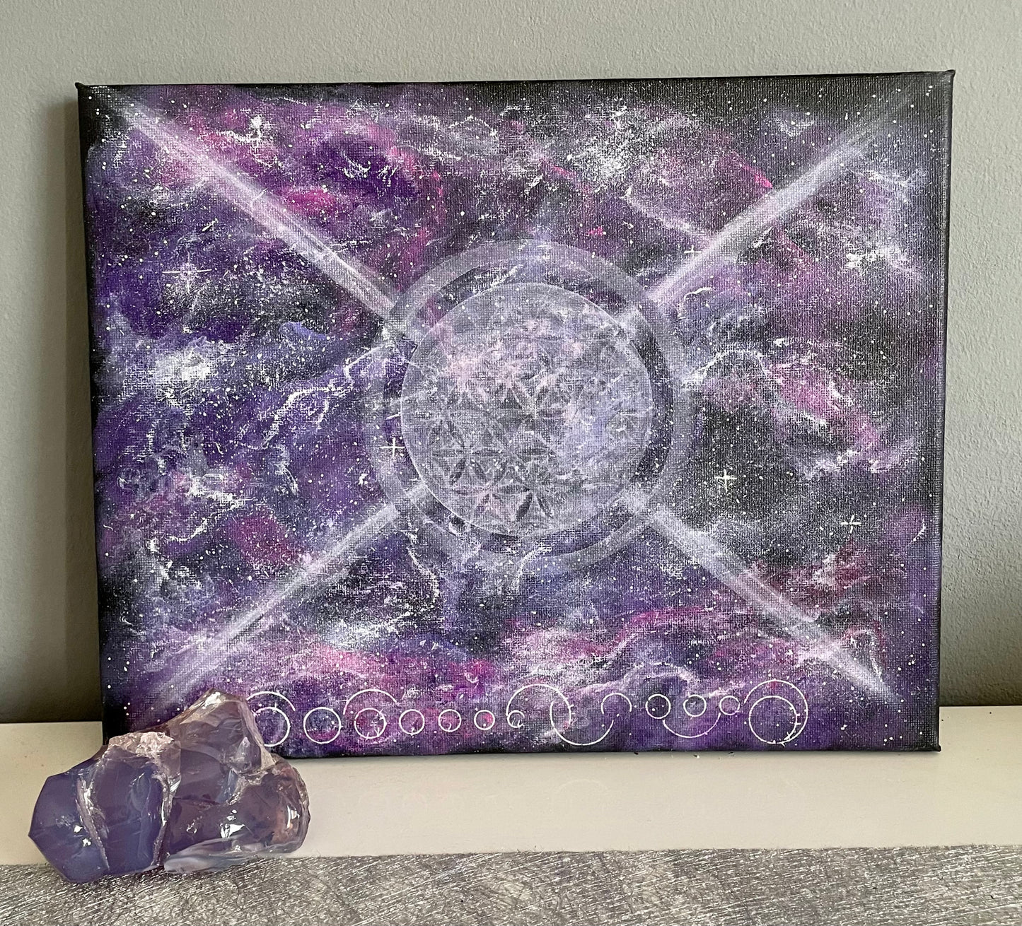 Transition | Peinture vibratoire | Art & Andara