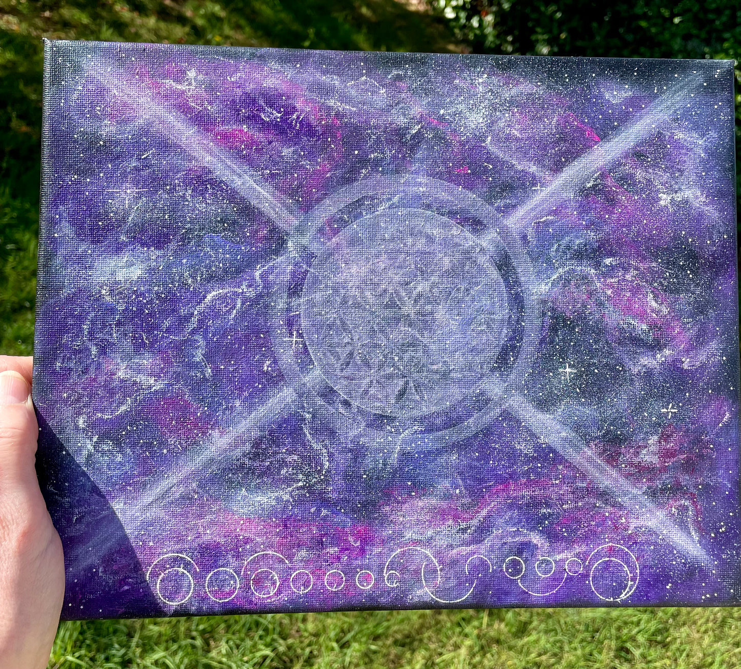 Transition | Peinture vibratoire | Art & Andara