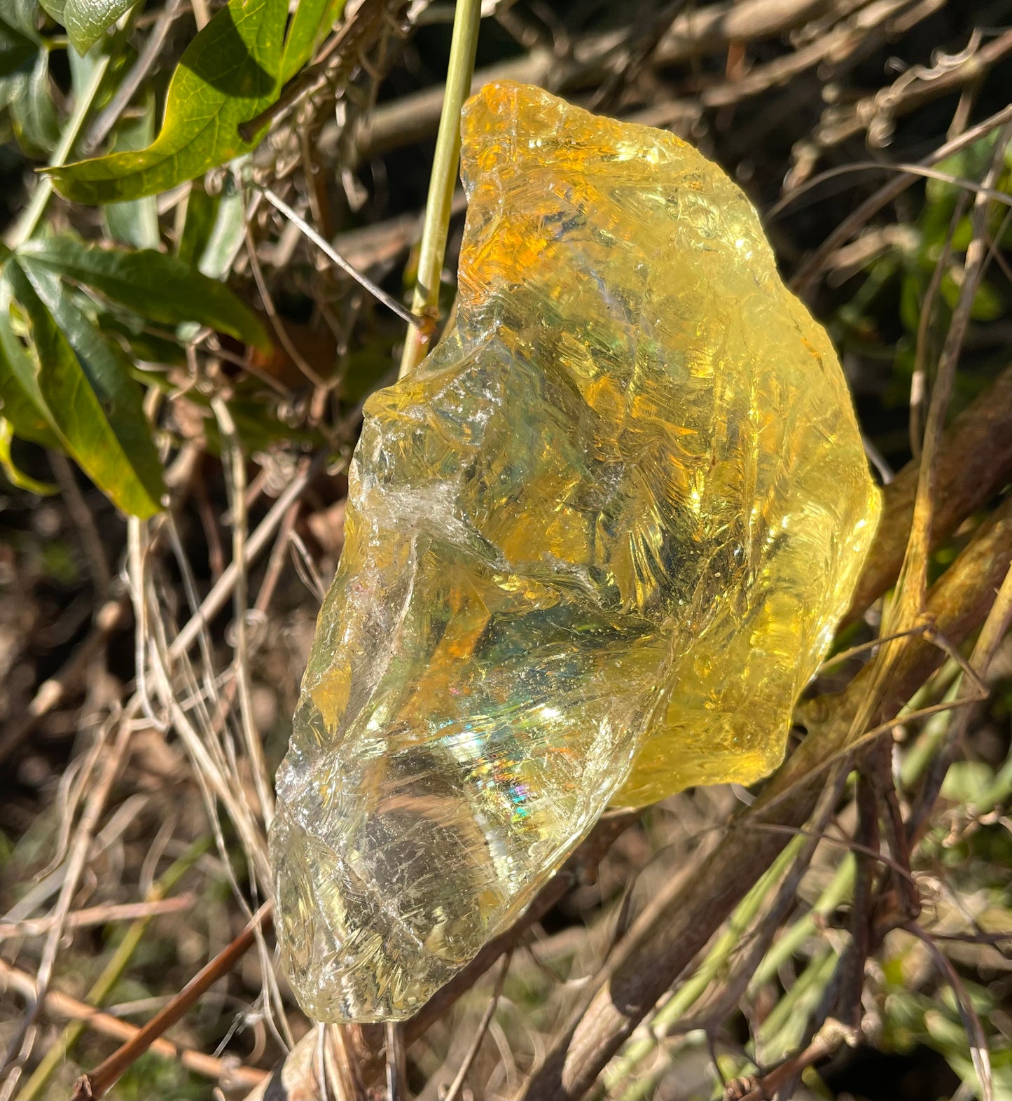 Rare ANDARA Français Solaris tricolore 252 g | French Andara crystal