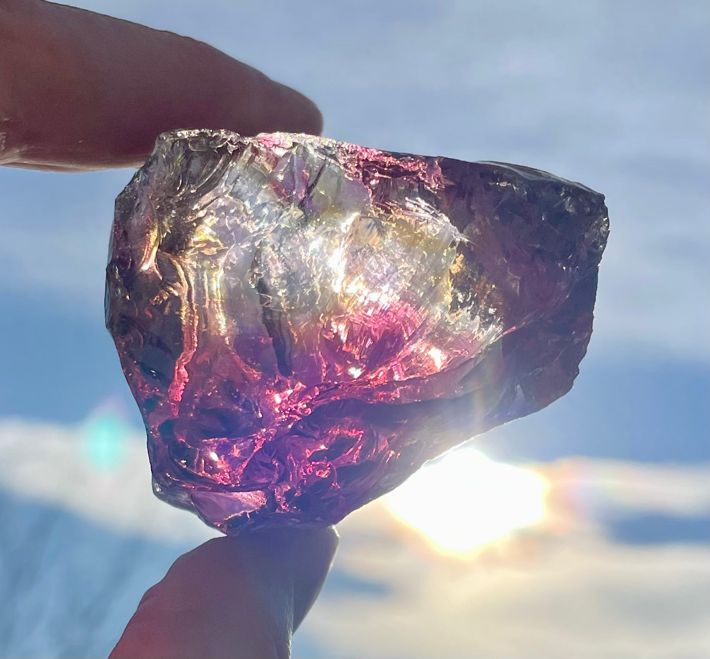 Rainbow | Lot pierre cristalline ANDARA ~ 505 g