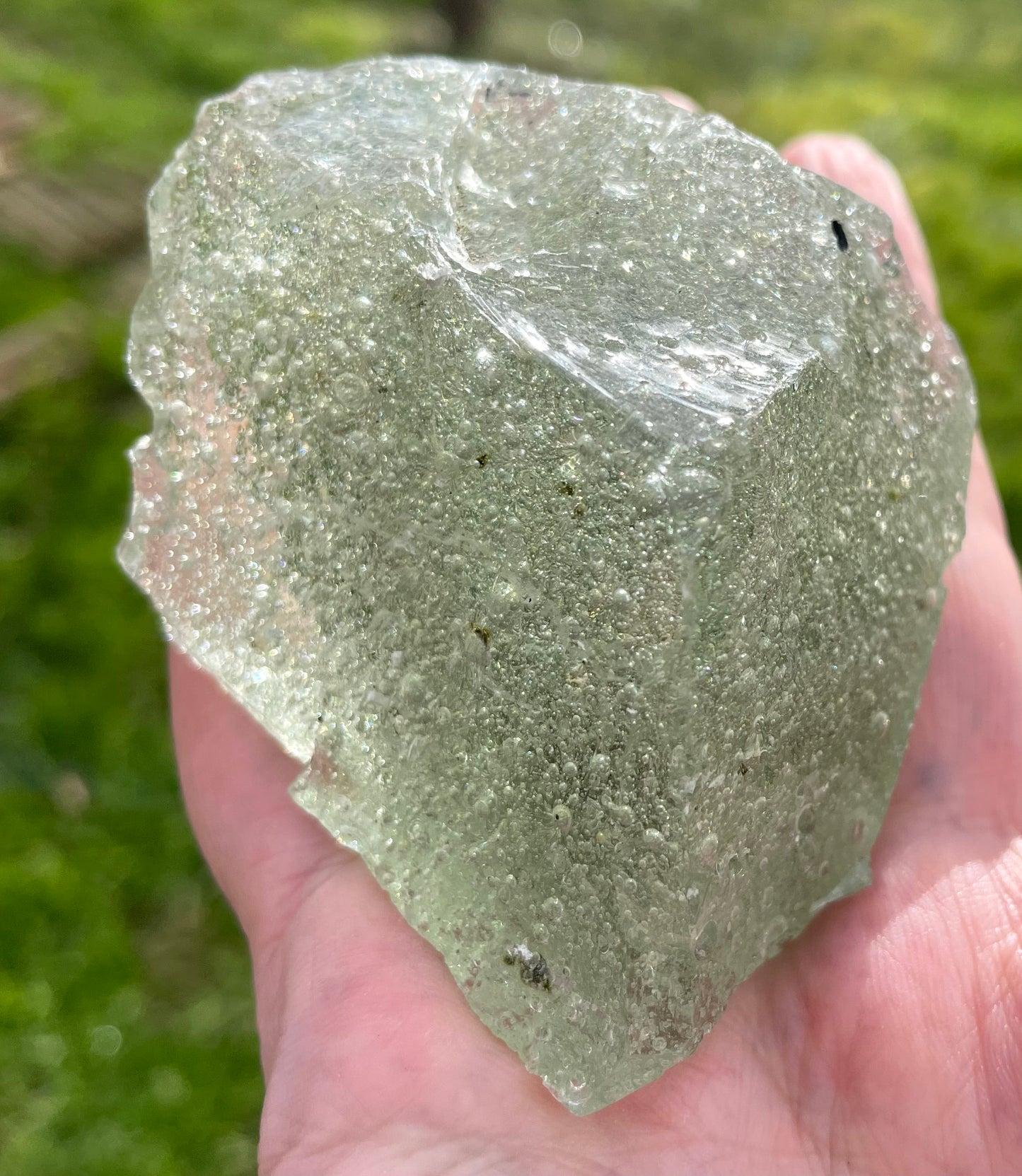 Rare ANDARA Ecume de mer vert Lady Nellie | 188 g / 777 cristal 5D •