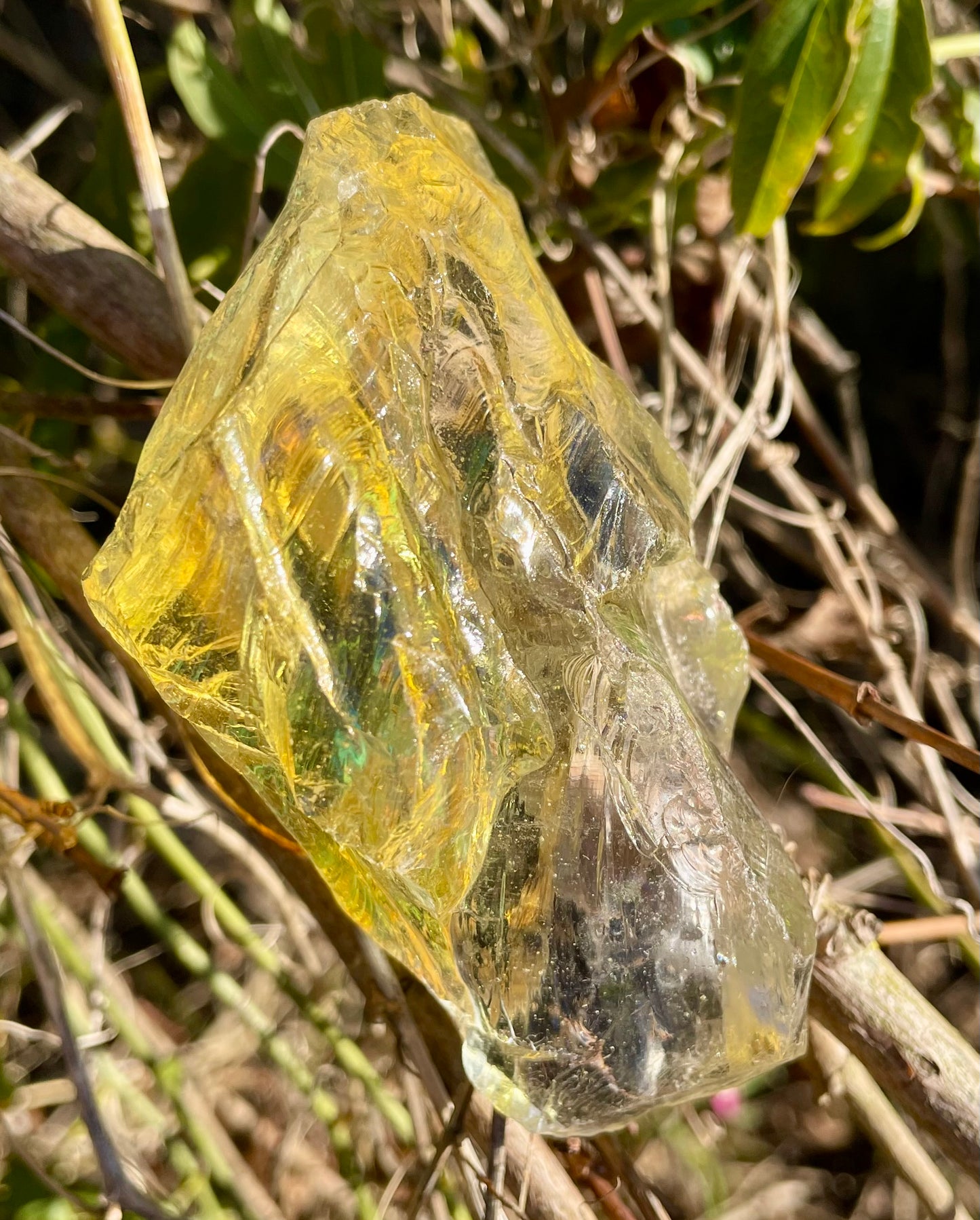 Rare ANDARA Français Solaris tricolore 252 g | French Andara crystal