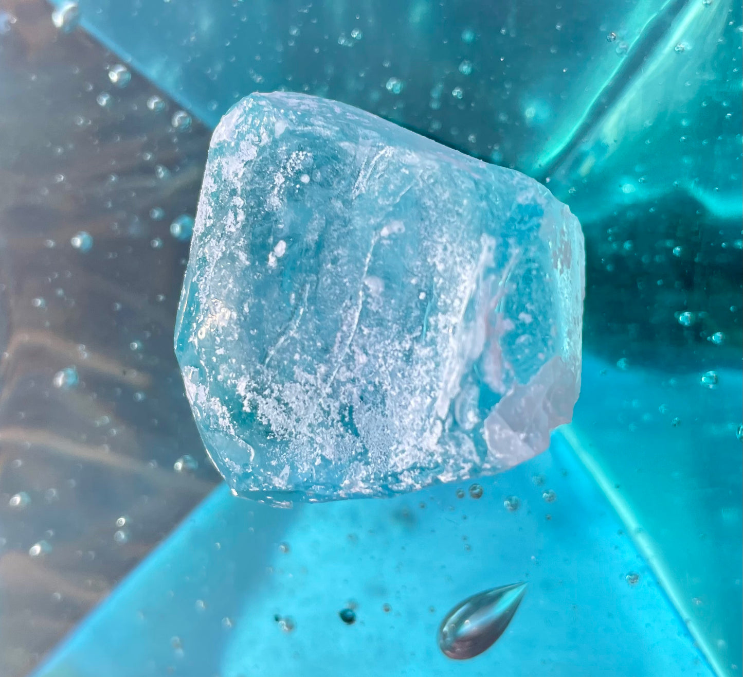 Rare Cristal bleu ETHERIUM ~ 32 g | minéral Afrique ANDARA | R4