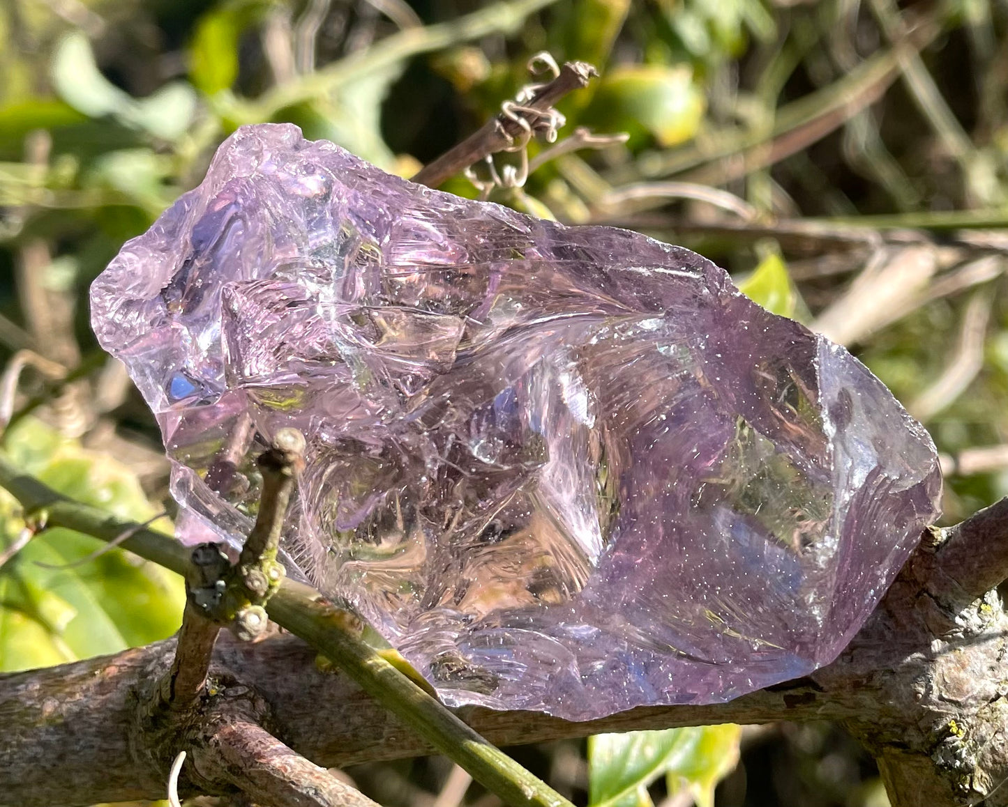 ANDARA Français Lilac de rose ~ 89 g | French Andaras crystals