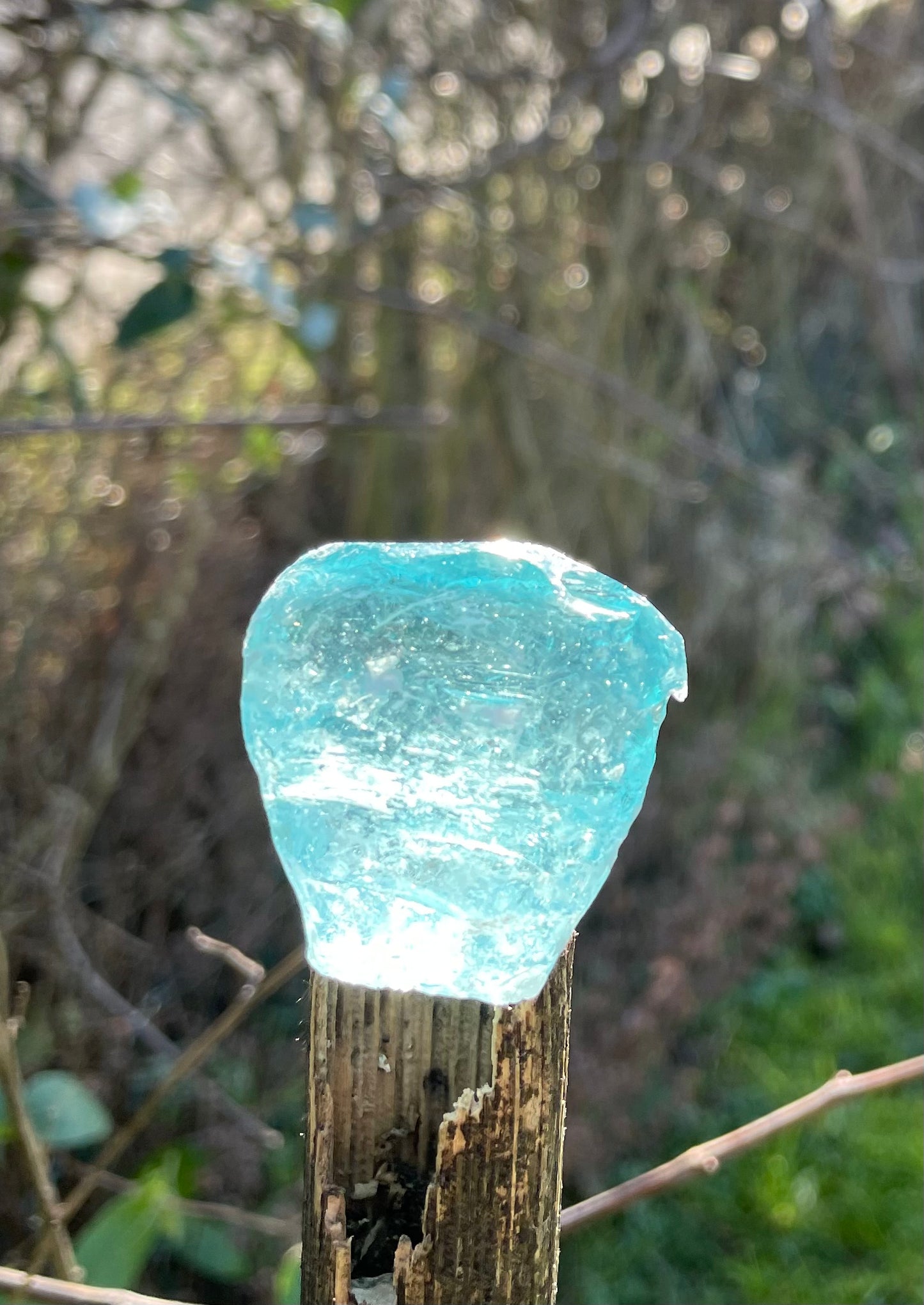 Rare Cristal bleu ETHERIUM ~ 32 g | minéral Afrique ANDARA | R4