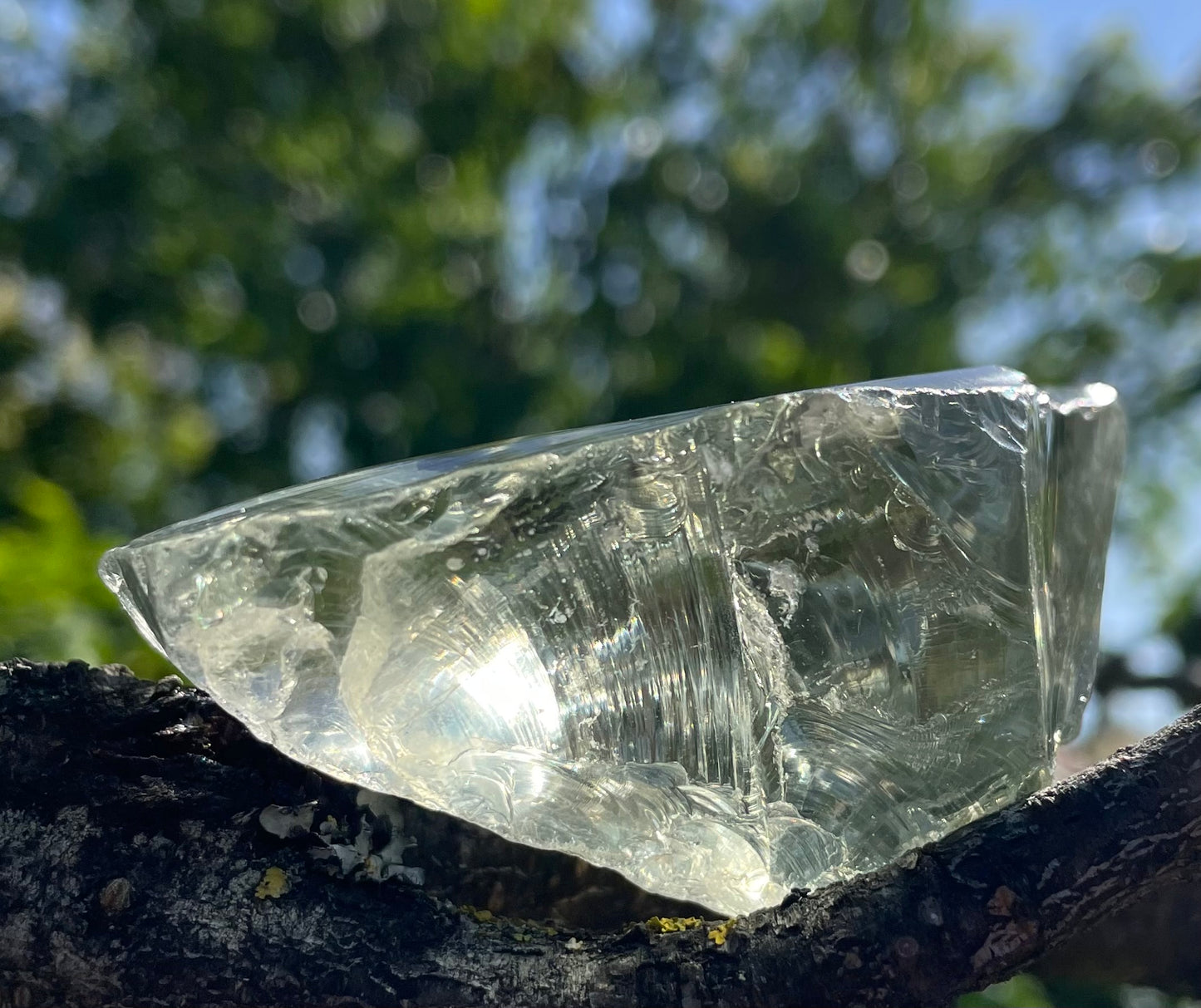 Rare ANDARA Africain Champagne ~ 119 g | 777 cristal 5D