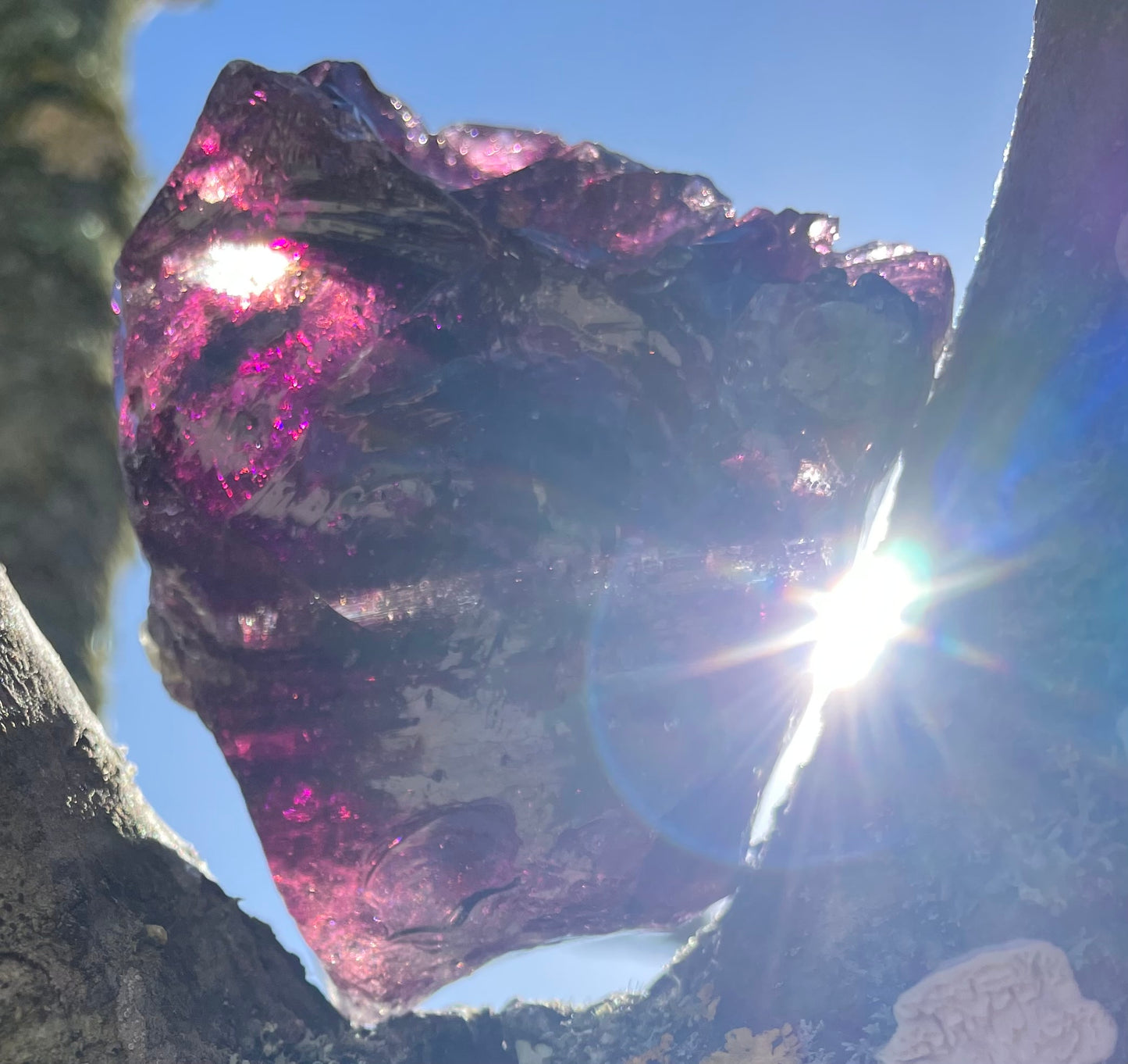 ANDARA Russe KERIS Valerian Garnet 212 g ~ cristaux andaras