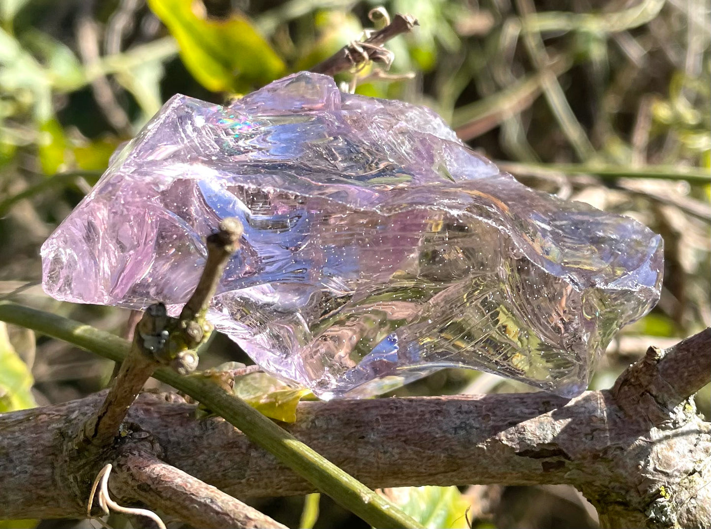 ANDARA Français Lilac de rose ~ 89 g | French Andaras crystals