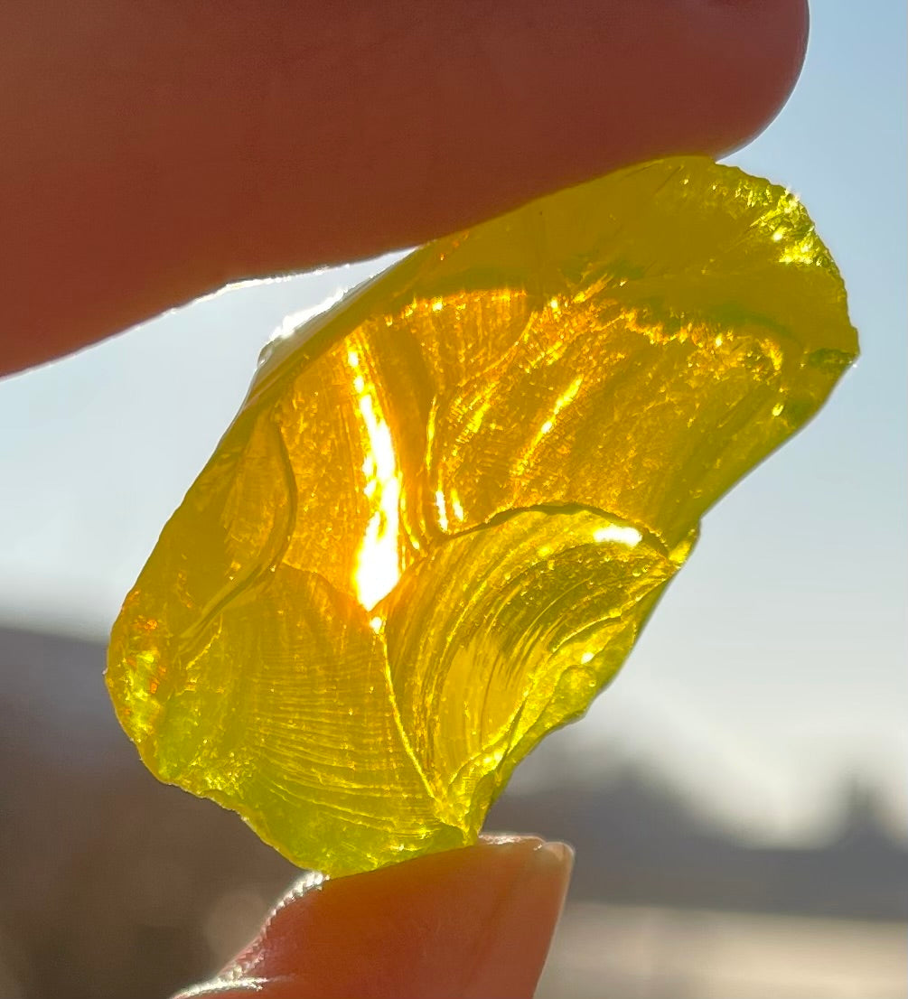 Mini baby ANDARA Dragon jaune 7 g | Cristal 5D / 777 •