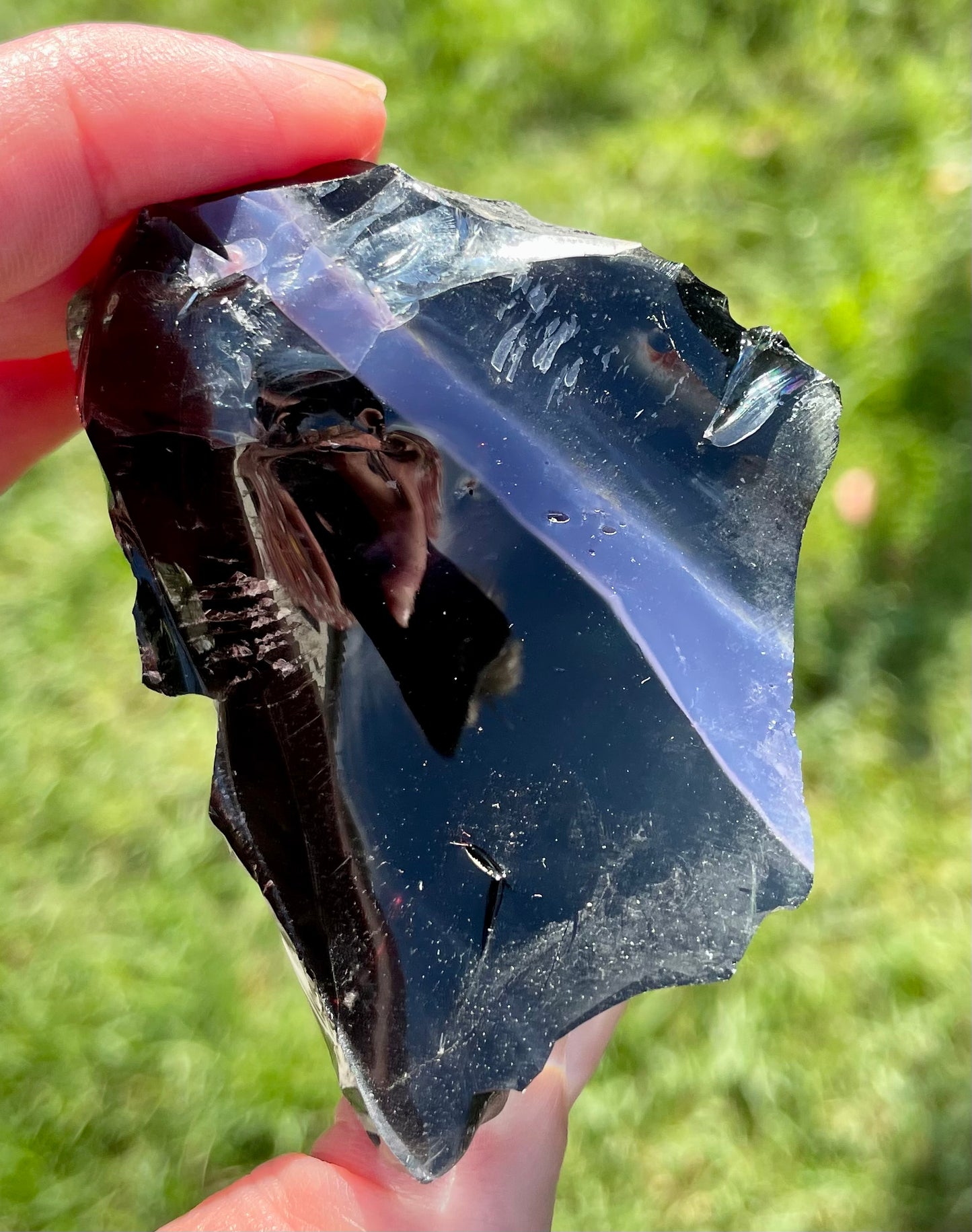 Rare ANDARA• Français Iridium Noir Violet 152 g | cristaux quantique 6D