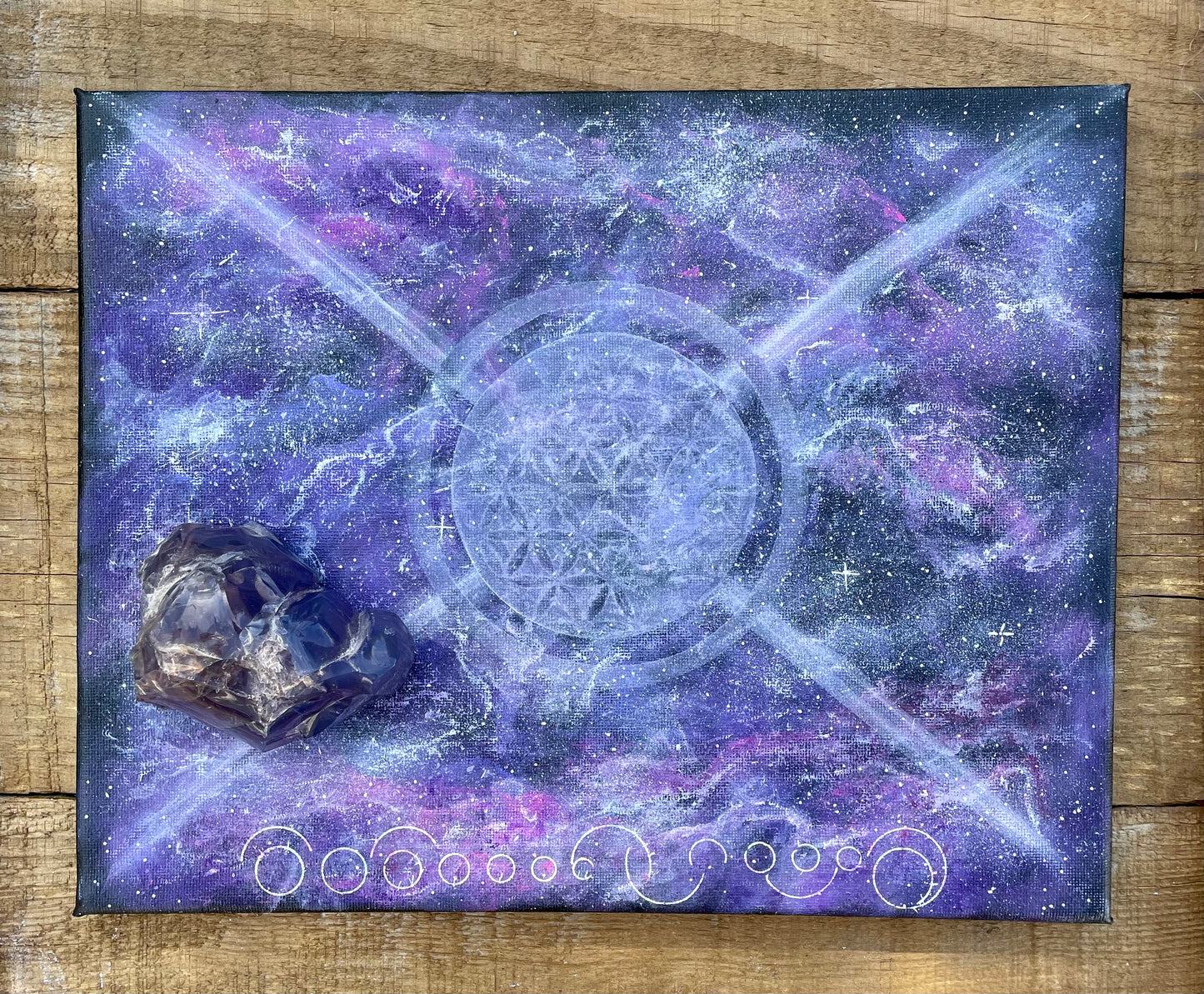 Transition | Peinture vibratoire | Art & Andara