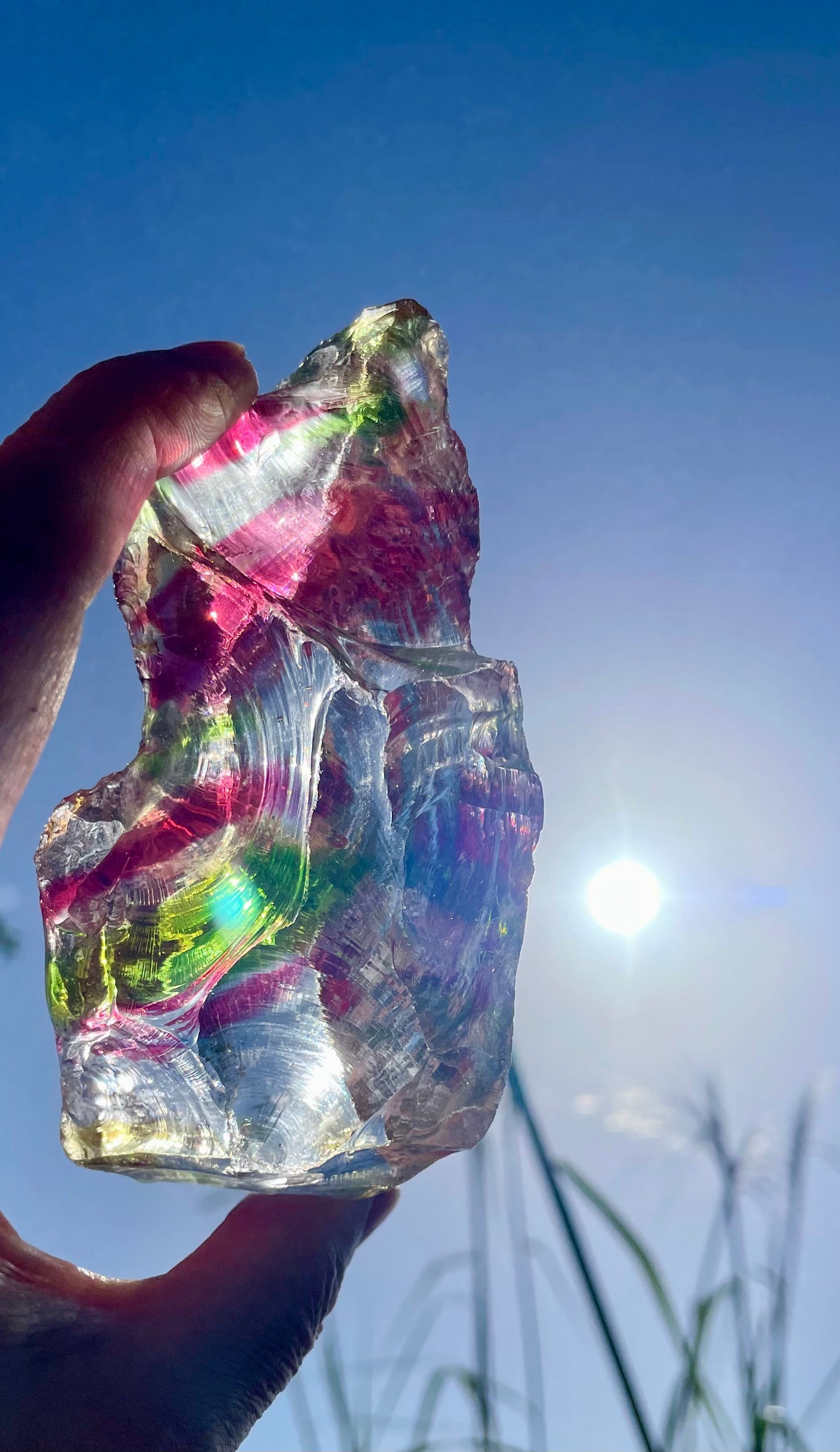 ANDARA Clear Rainbow Oracle | 288 g | cristal 5D / 777