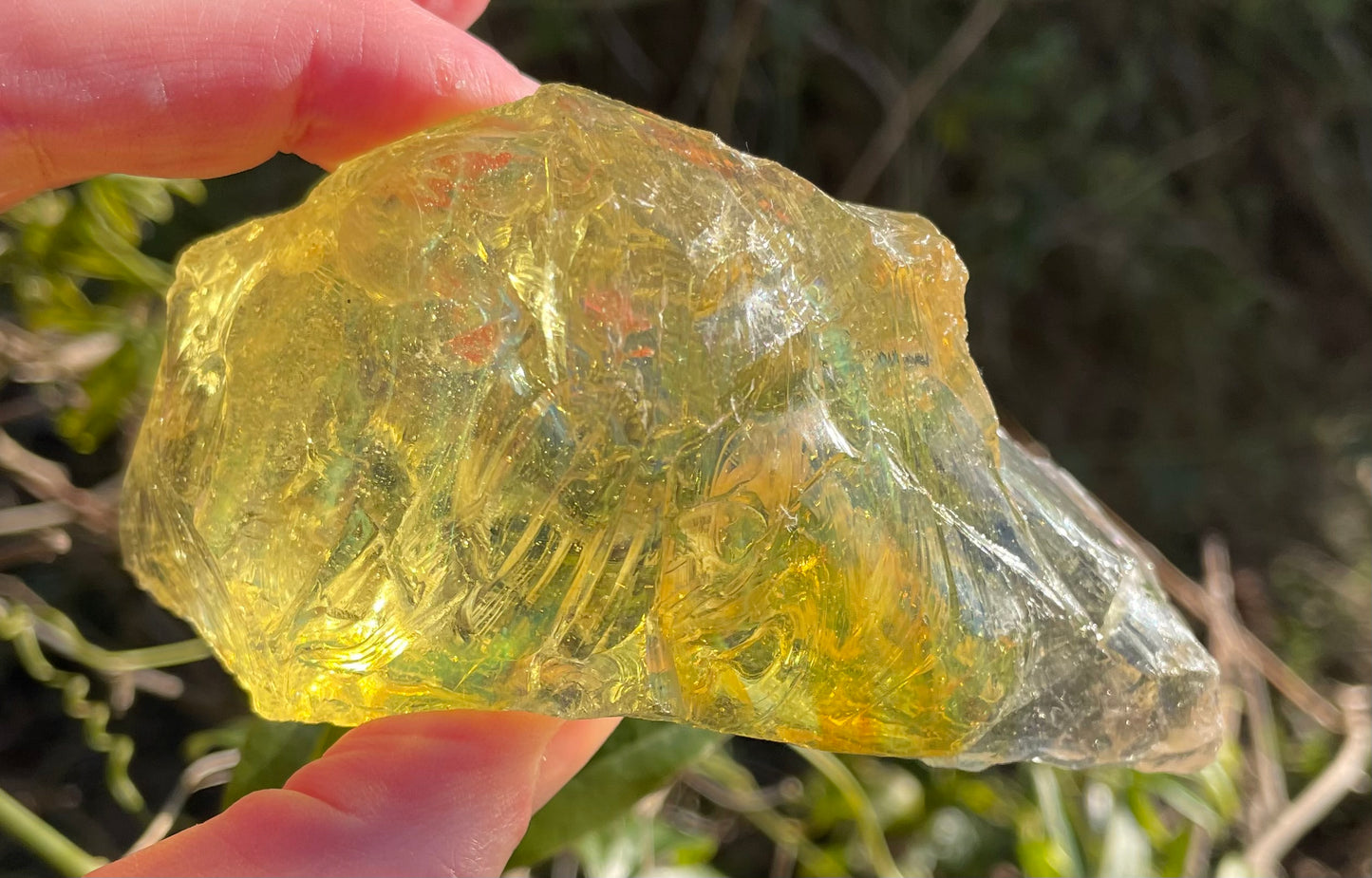 Rare ANDARA Français Solaris tricolore 252 g | French Andara crystal