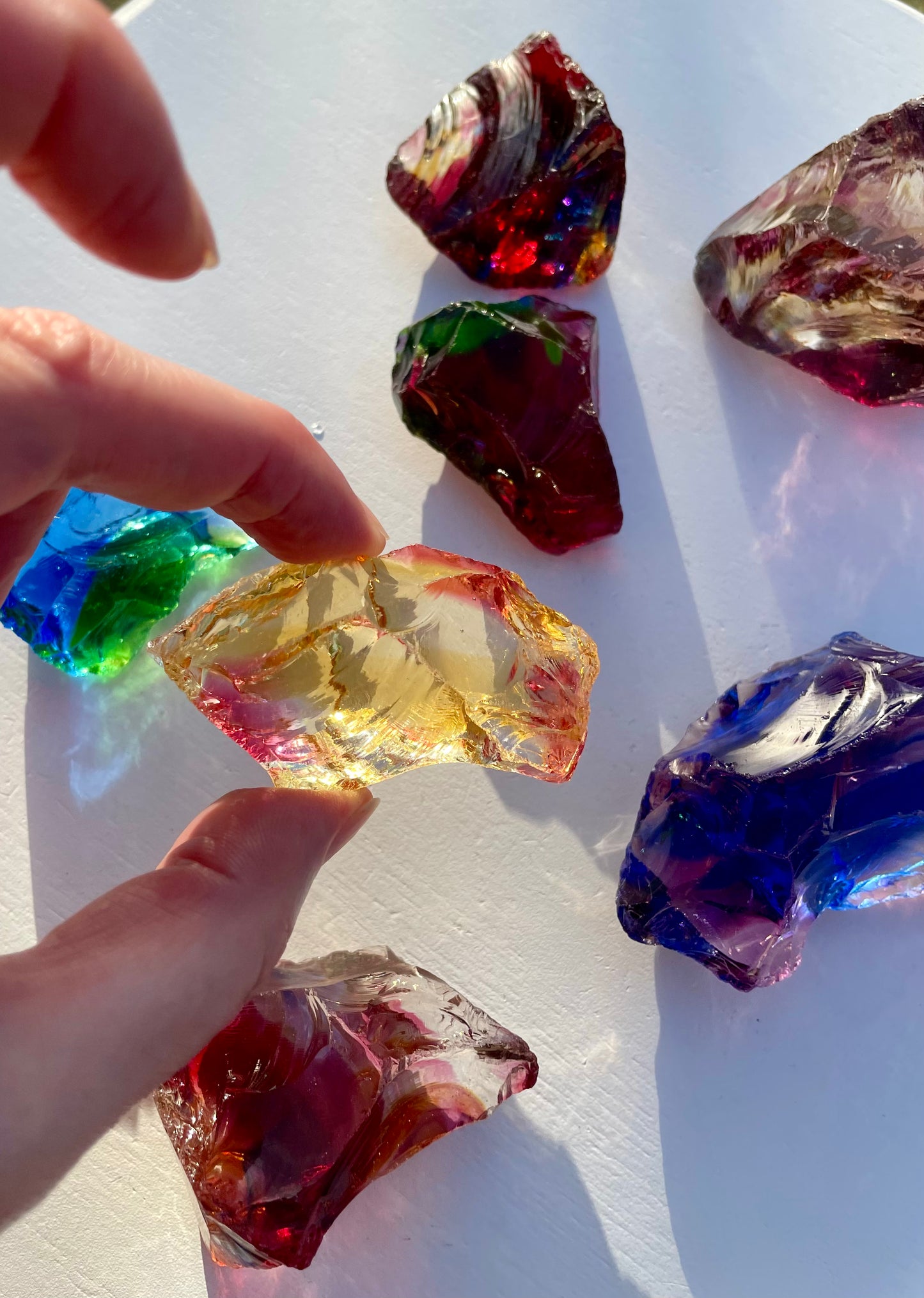 Rainbow | Lot pierre cristalline ANDARA ~ 505 g