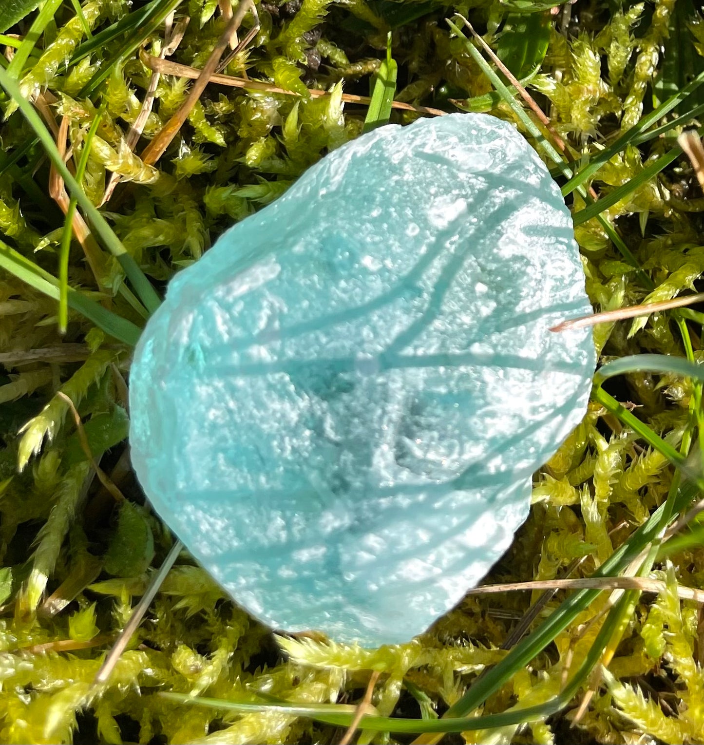 Rare Cristal bleu ETHERIUM ~ 30 g | minéral Afrique ANDARA | A242