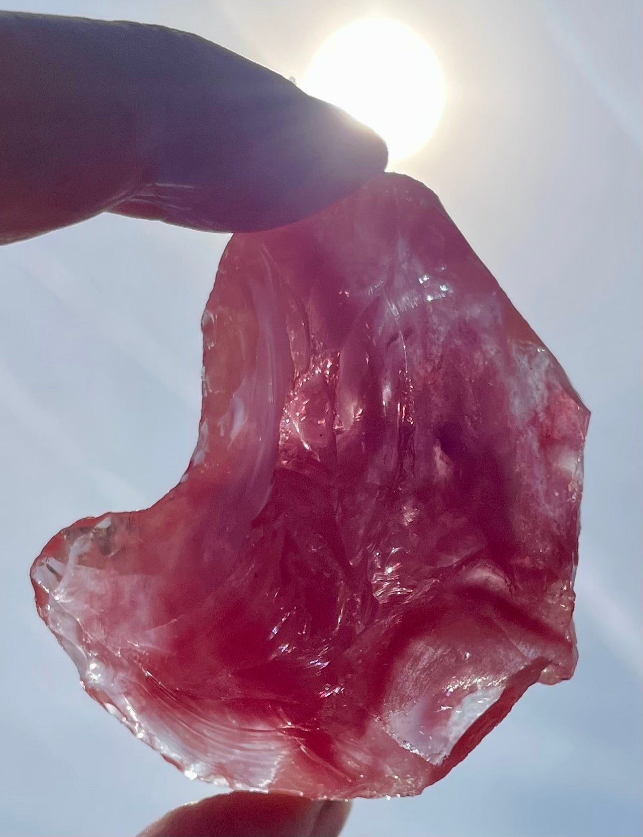 ANDARA compassion de rose | pierre cristalline ~ 55 g