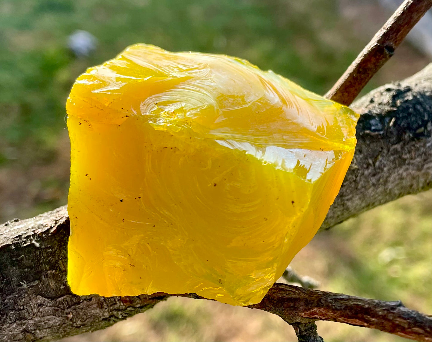 ANDARA Dragon jaune de la création| 87 g / 777 cristal 5D •