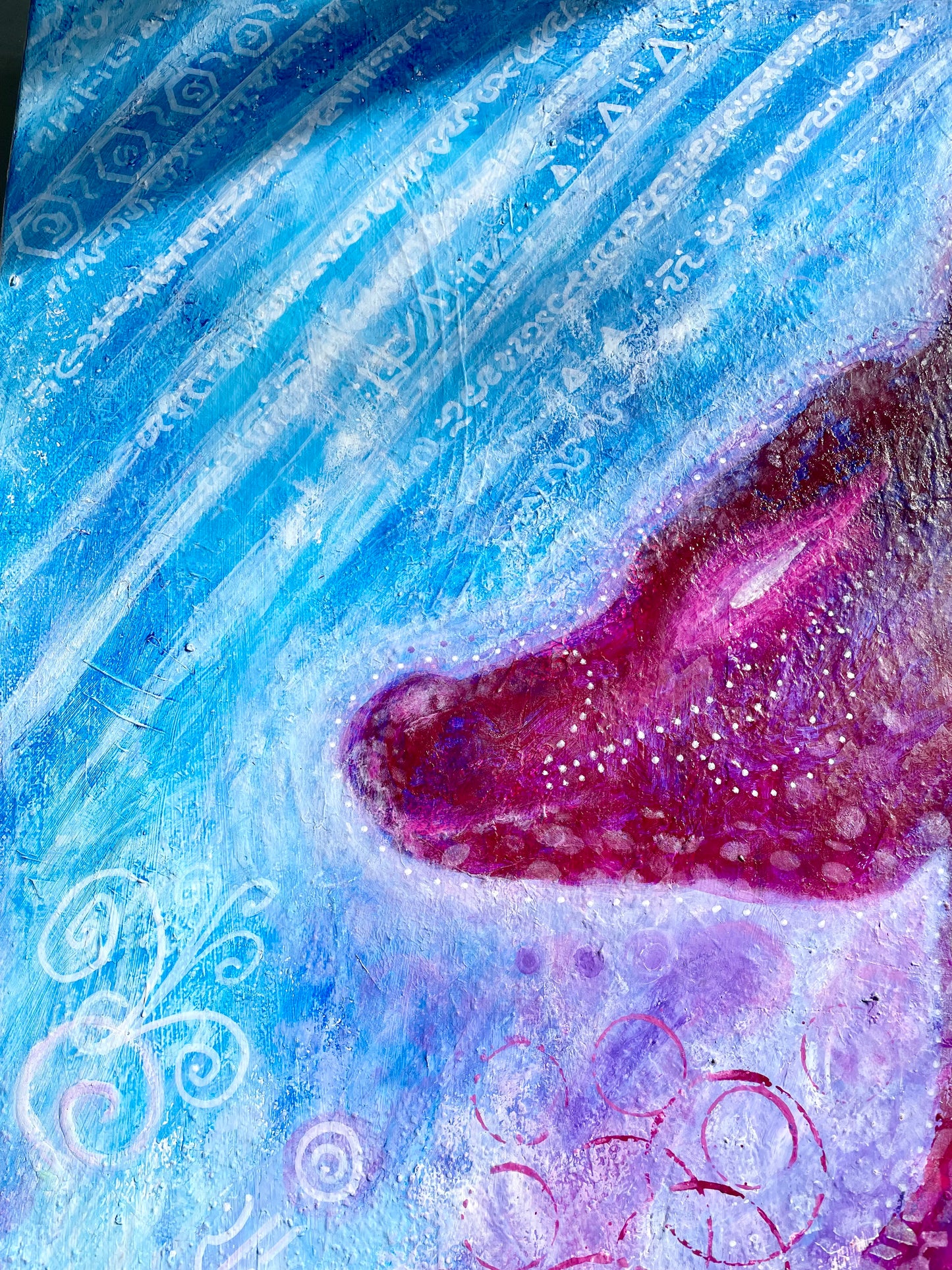 Dragon Magenta | ANDARA & Peinture | Soin énergétique