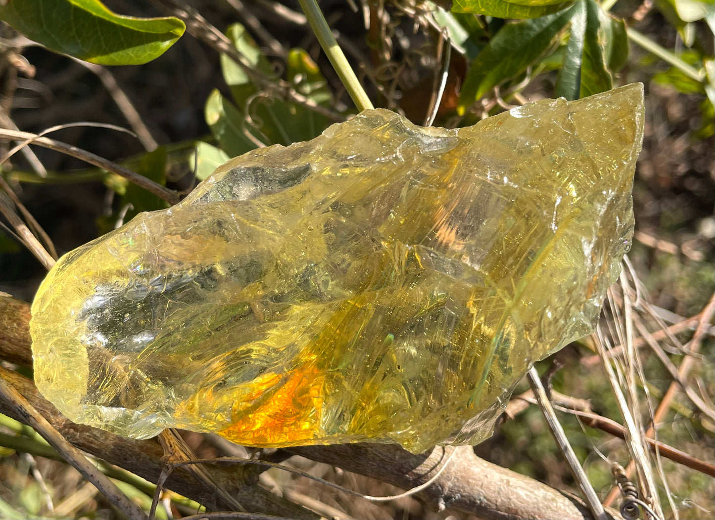 Rare ANDARA Français Solaris tricolore 252 g | French Andara crystal