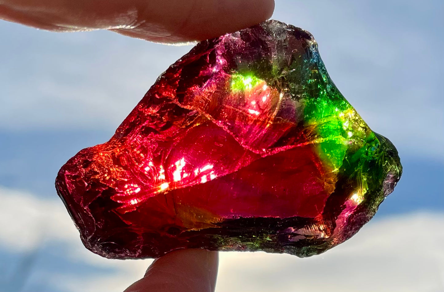 Rainbow | Lot pierre cristalline ANDARA ~ 505 g