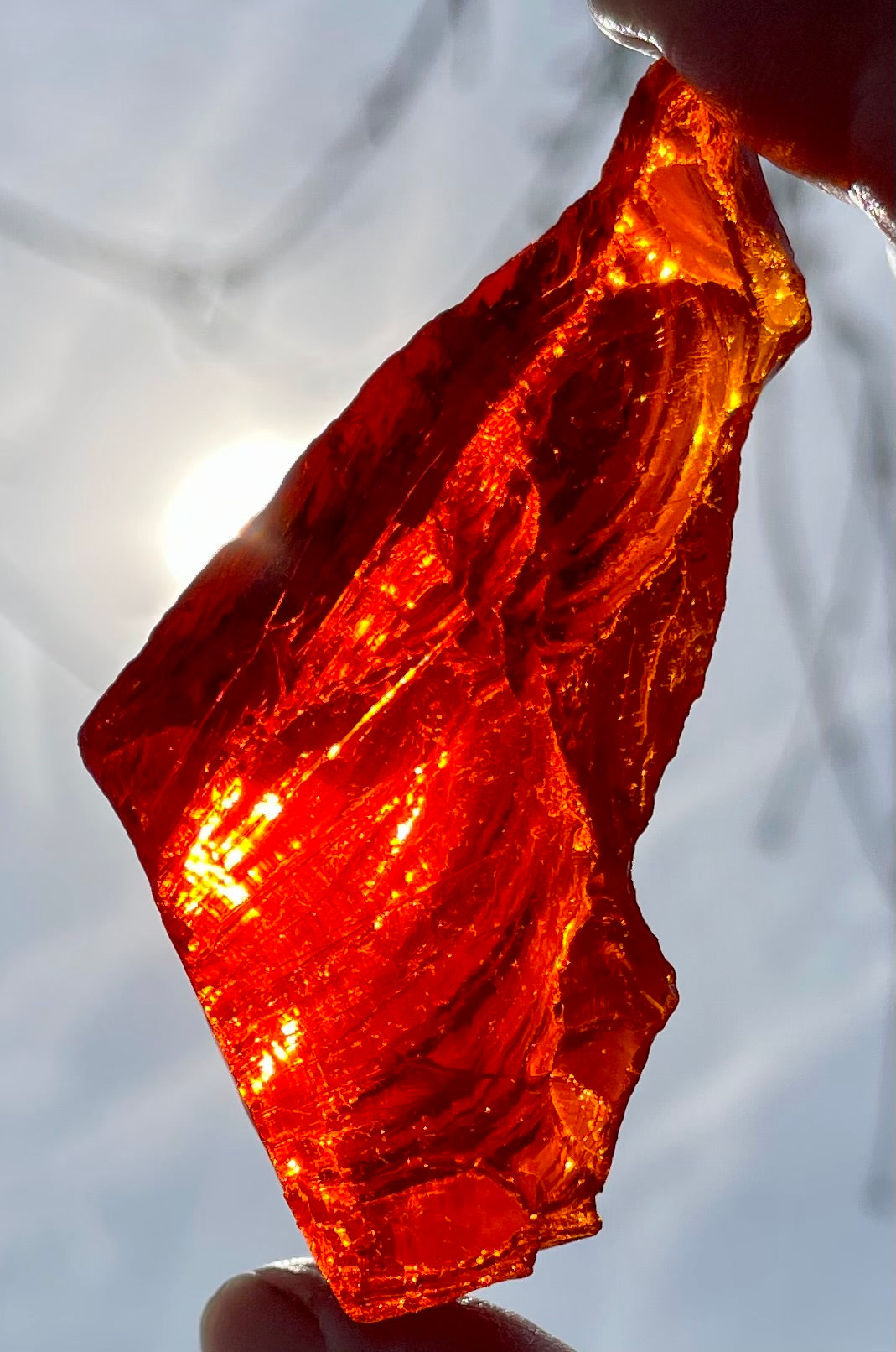 ANDARA feu de la création | pierre cristalline ~ 39 g