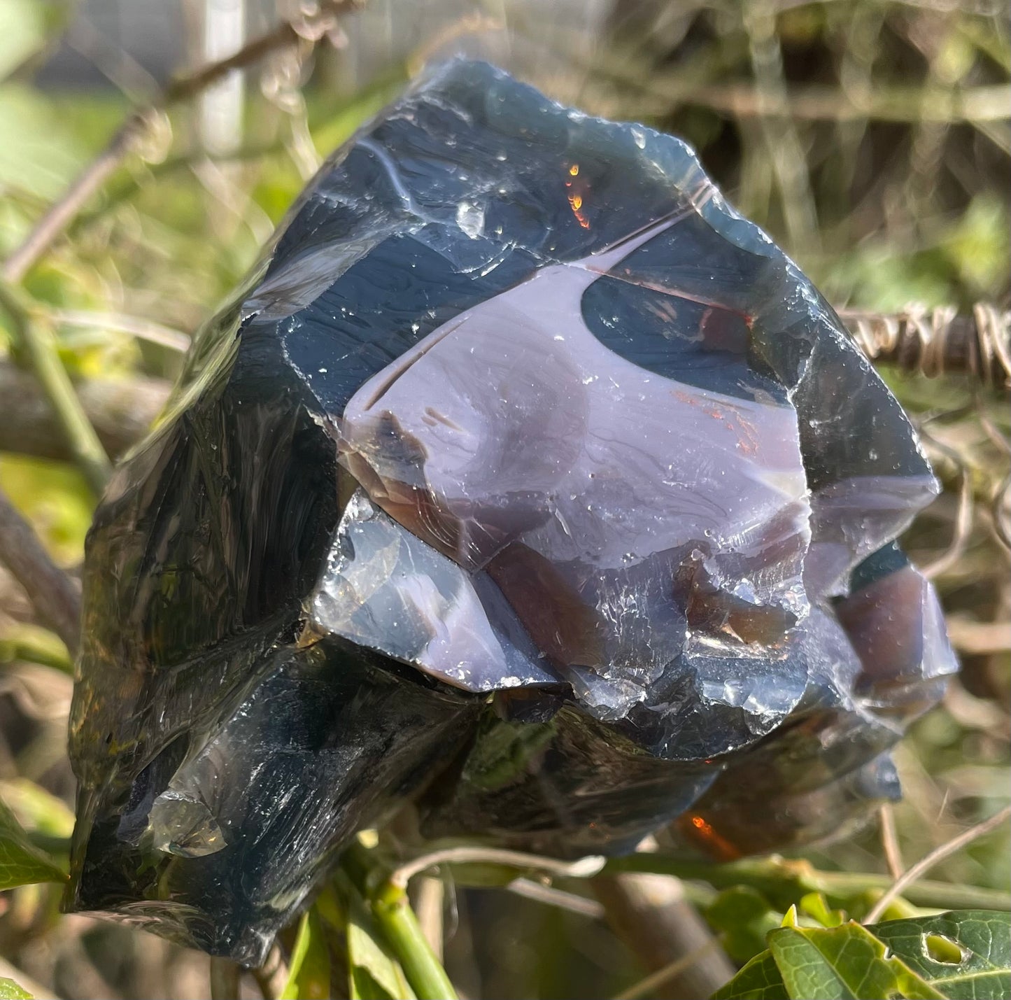 Rare ANDARA• Français Iridium Cobalt Violet Or 158 g | French Andara