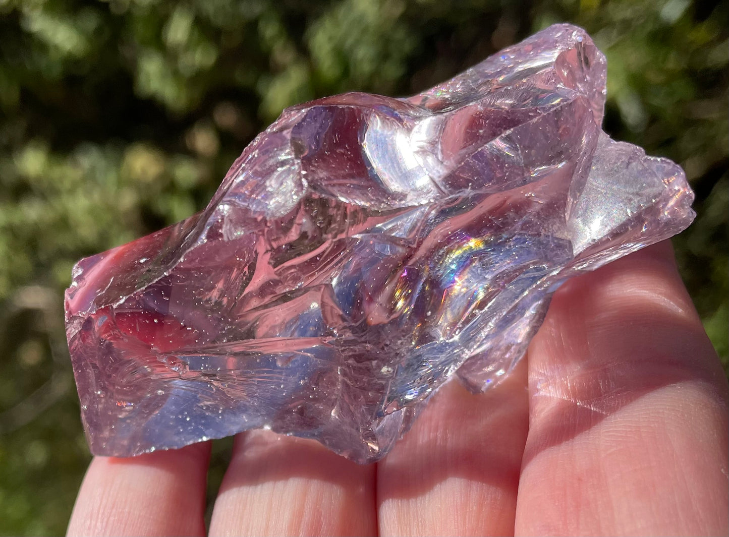 ANDARA Français Lilac de rose ~ 89 g | French Andaras crystals