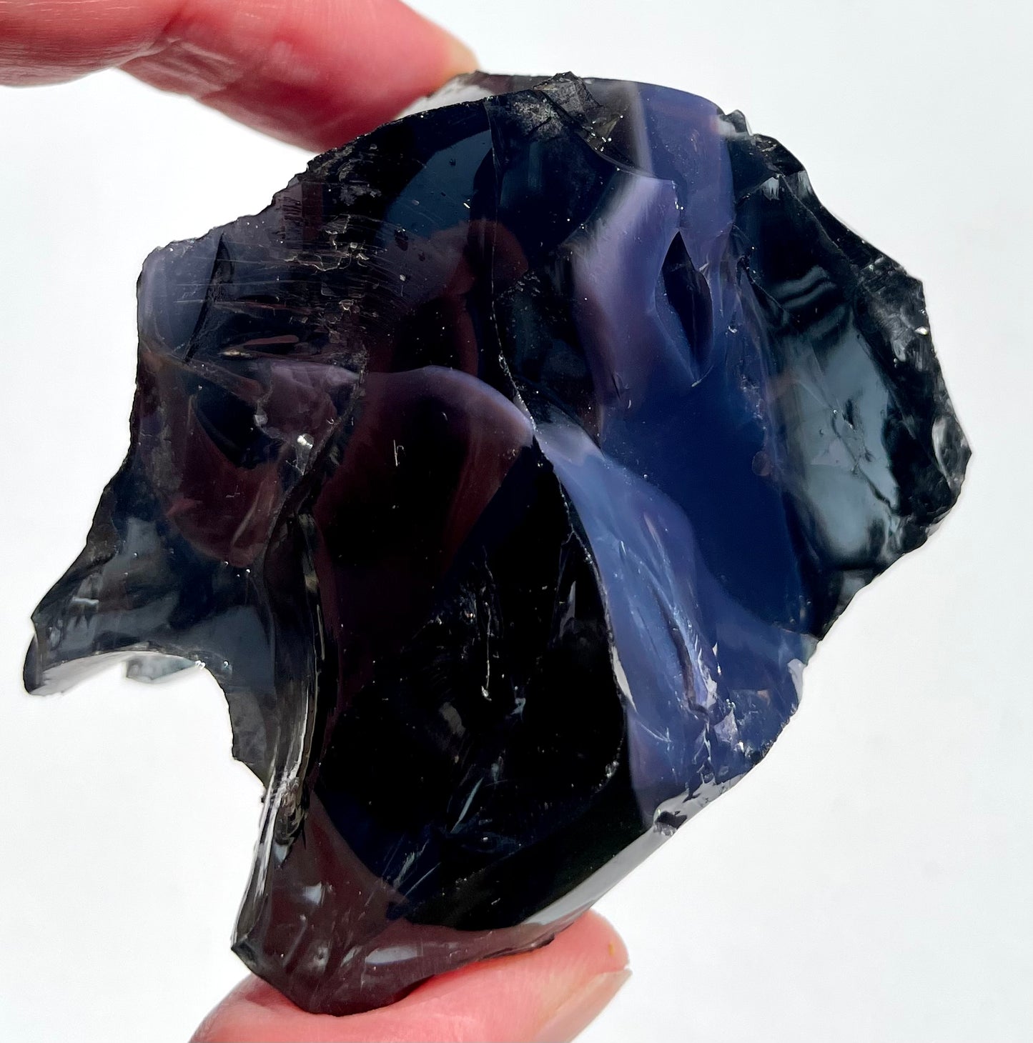 Rare ANDARA• Français Iridium Noir Violet 118 g | cristaux quantique 6D