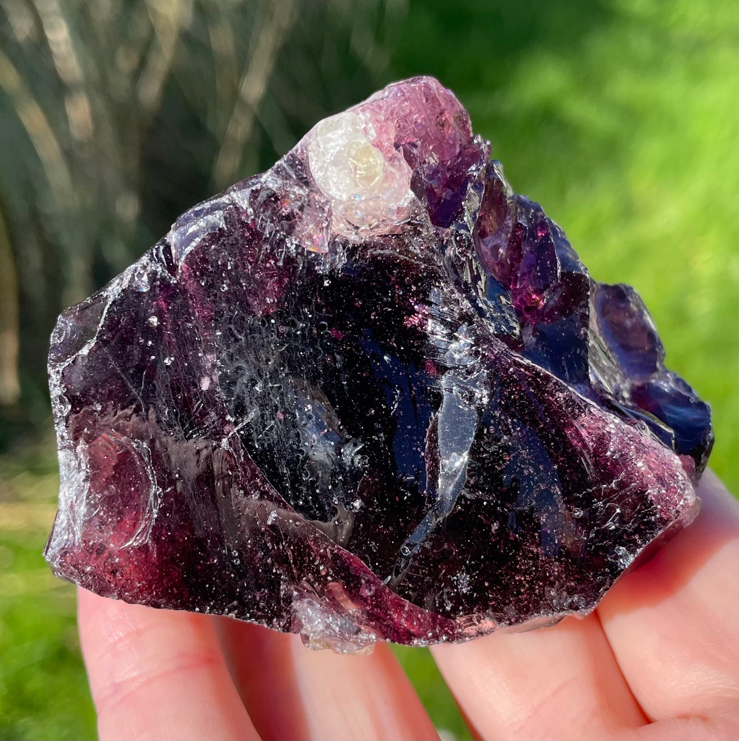 ANDARA Russe KERIS Valerian Garnet 212 g ~ cristaux andaras