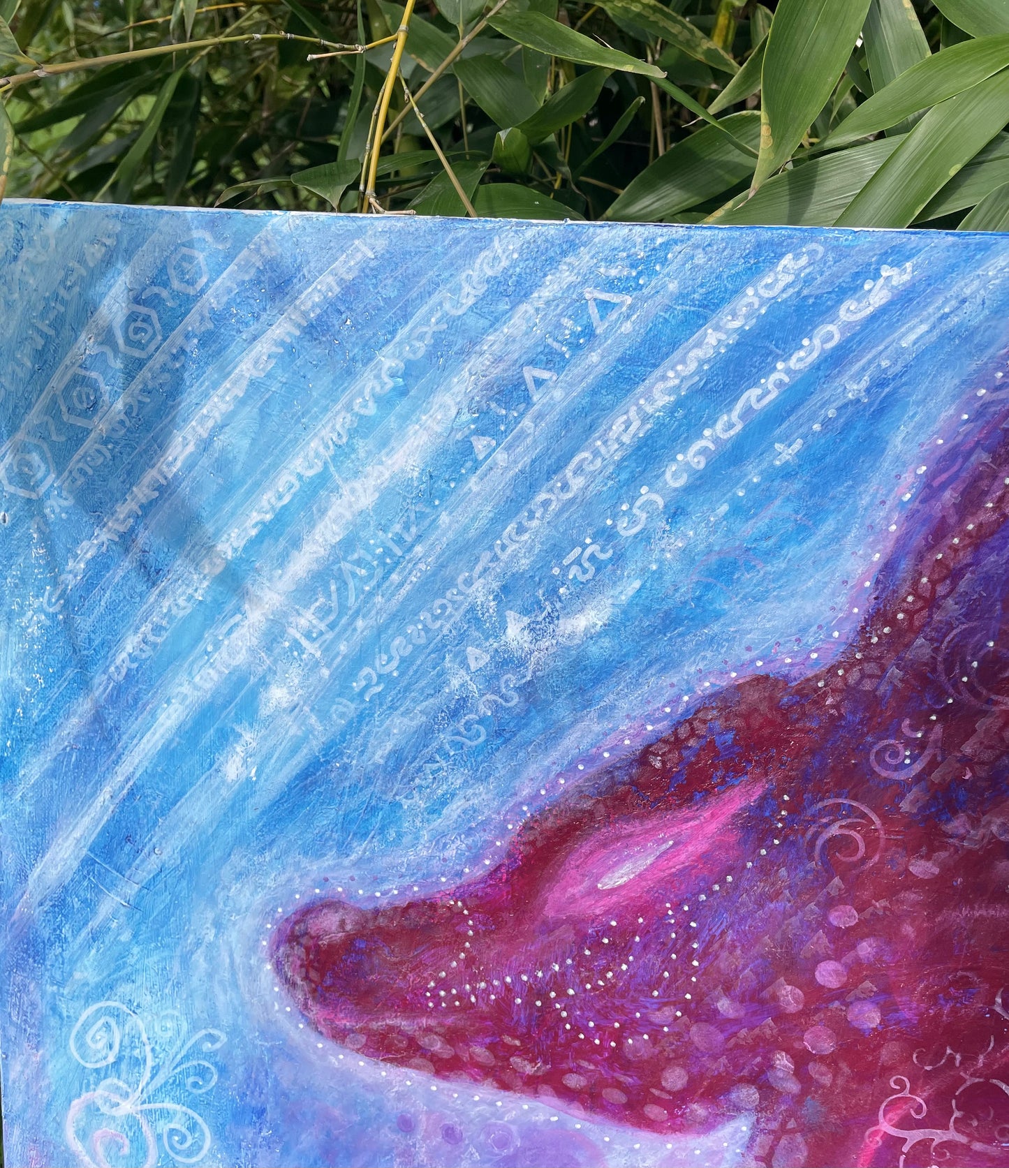 Dragon Magenta | ANDARA & Peinture | Soin énergétique