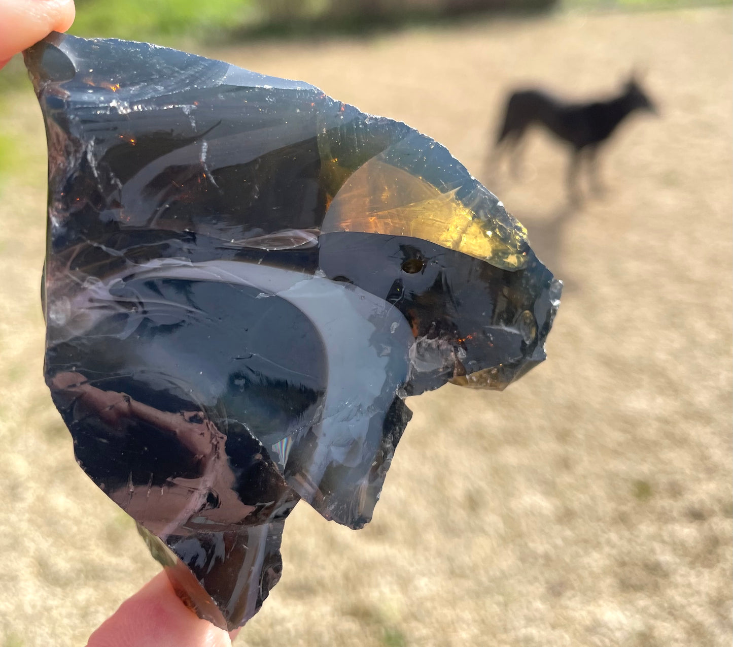 Rare ANDARA• Français Iridium Cobalt Violet Or 158 g | French Andara