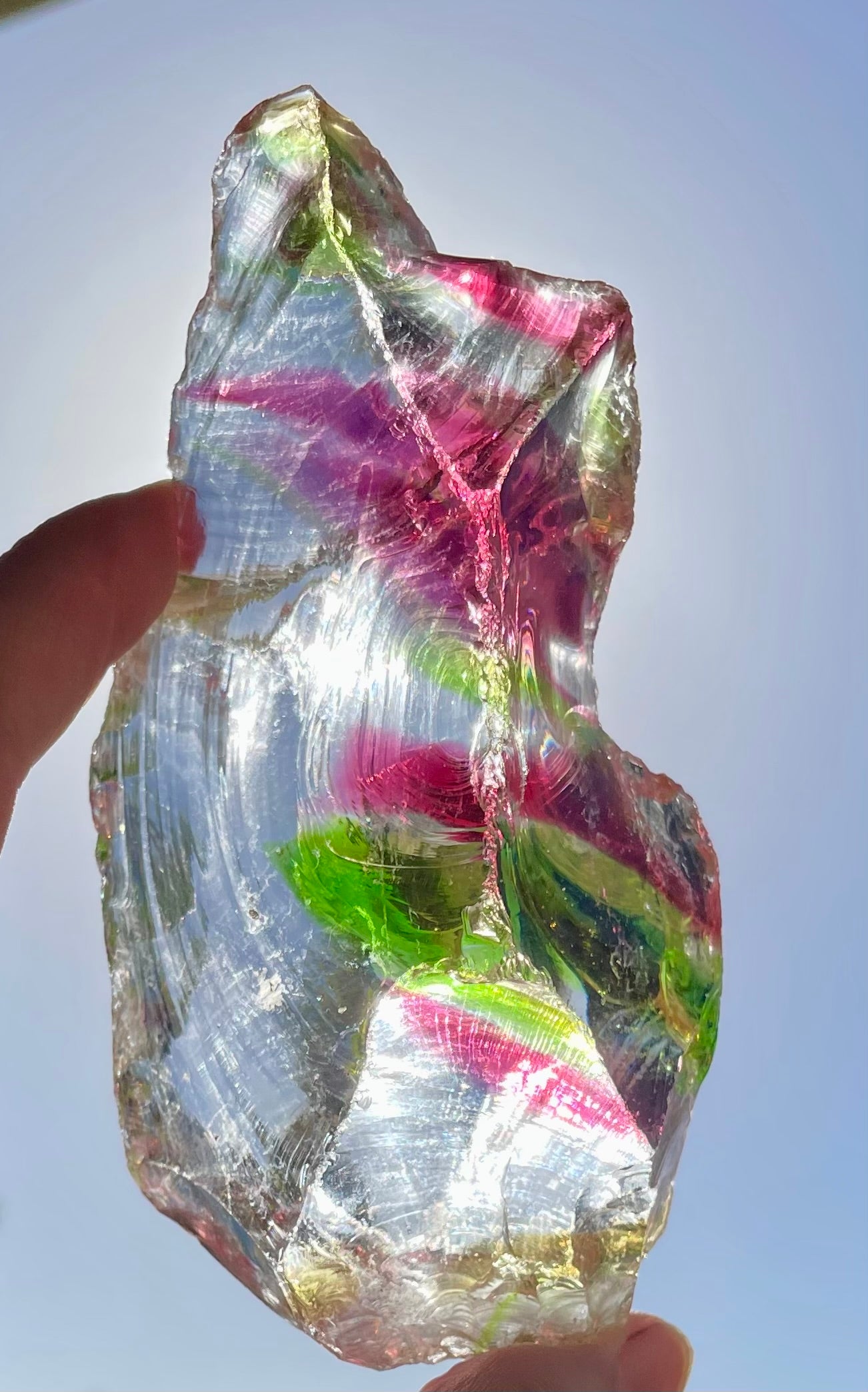 ANDARA Clear Rainbow Oracle | 288 g | cristal 5D / 777